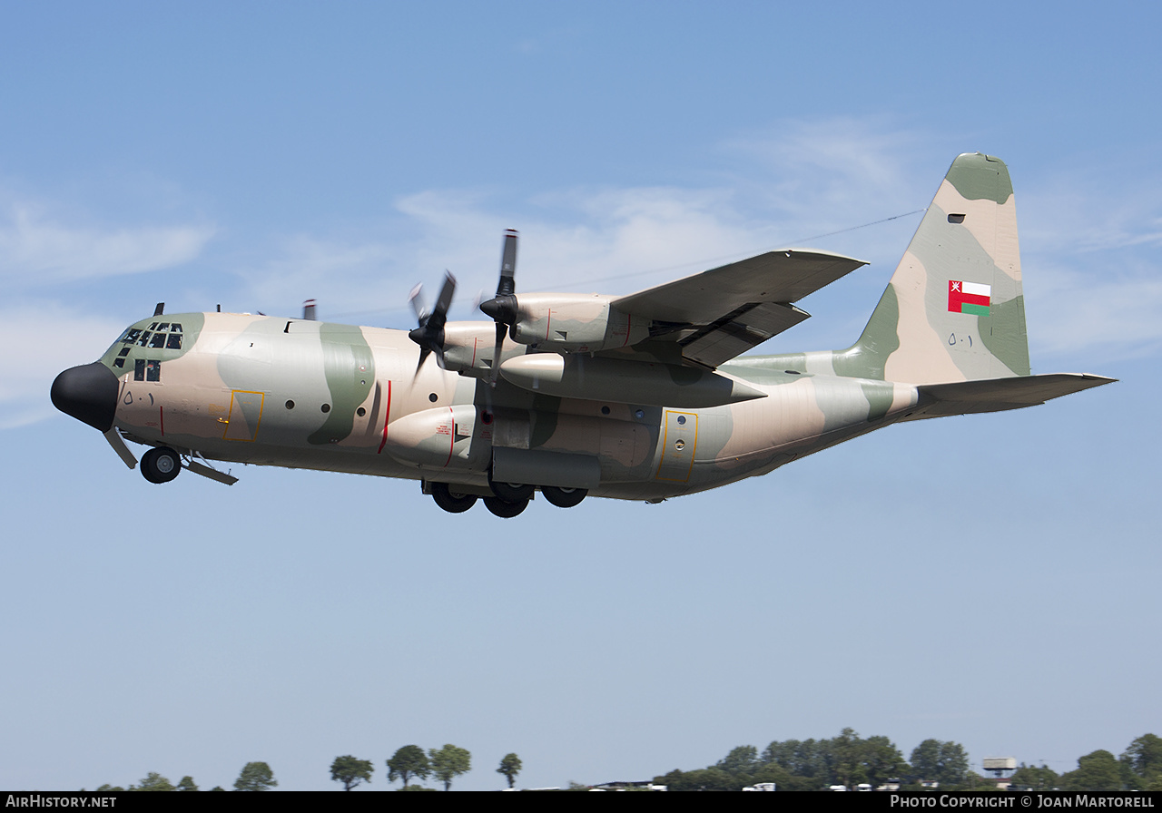Aircraft Photo of 501 / ٥٠١ | Lockheed C-130H Hercules | Oman - Air Force | AirHistory.net #550896
