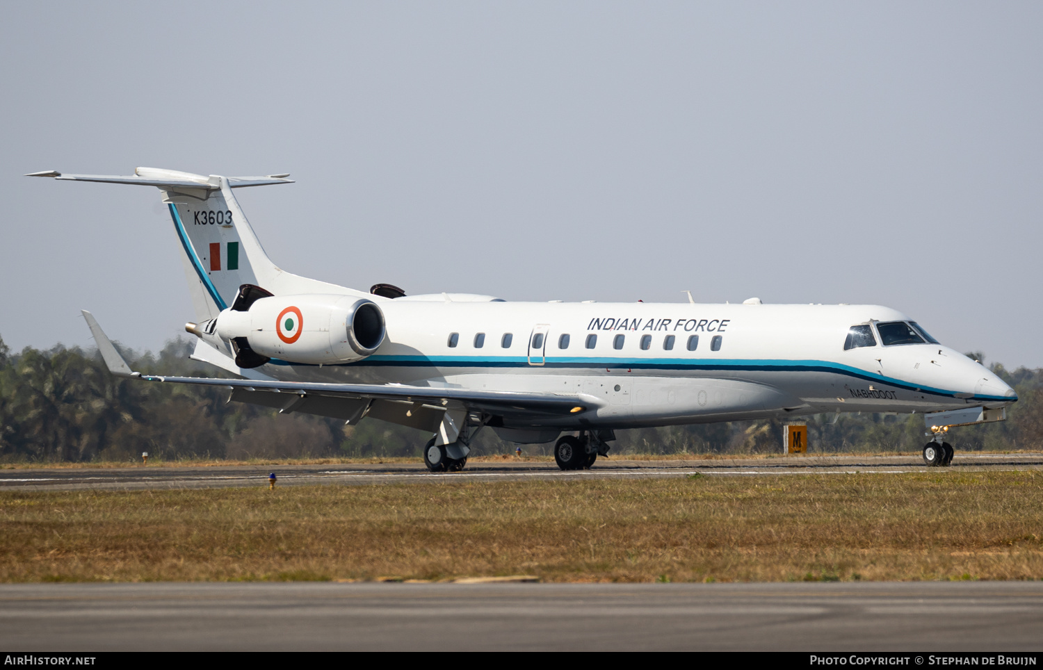 Aircraft Photo of K3603 | Embraer Legacy 600 (EMB-135BJ) | India - Air Force | AirHistory.net #550907