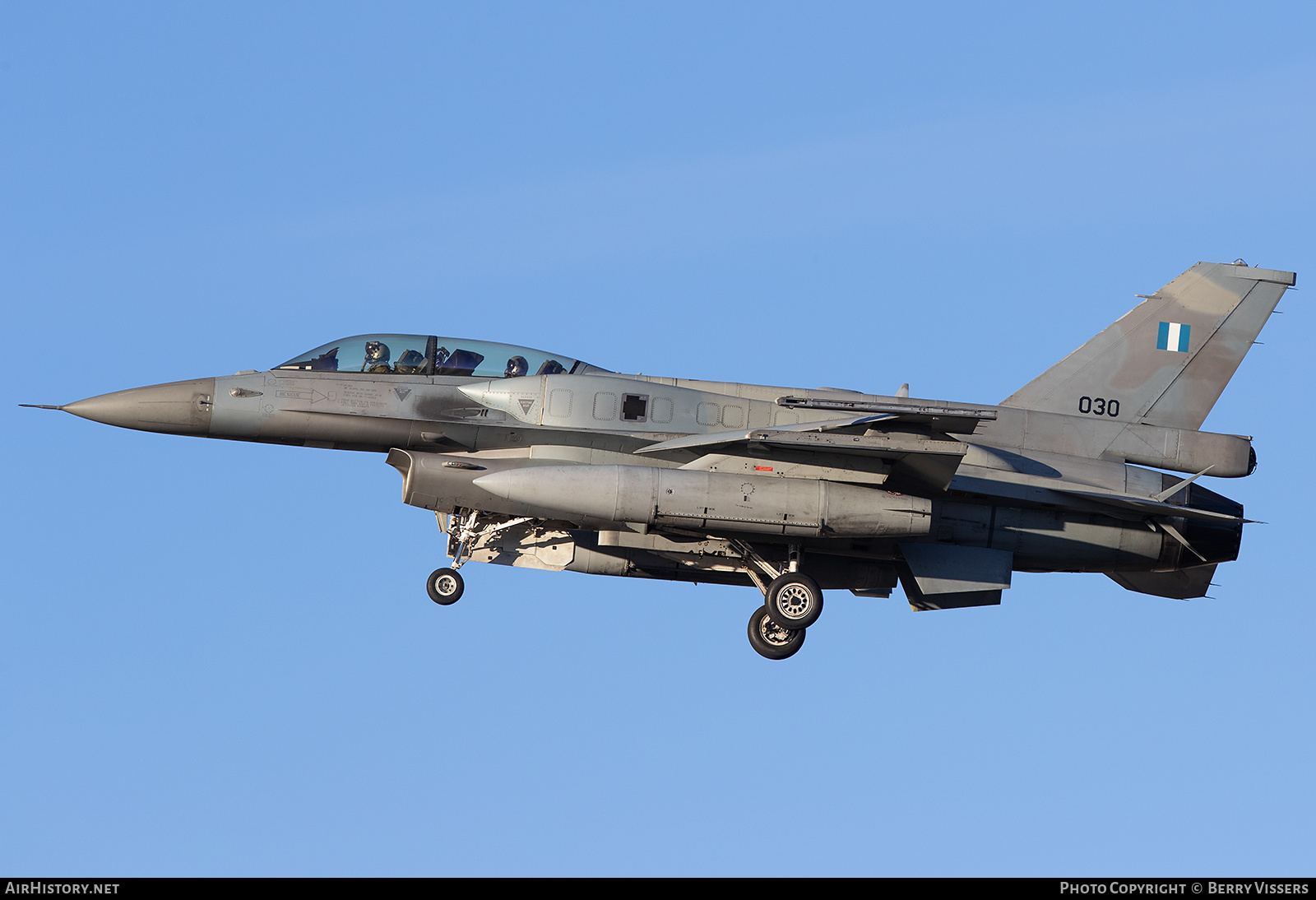 Aircraft Photo of 030 | Lockheed Martin F-16D Fighting Falcon | Greece - Air Force | AirHistory.net #550942