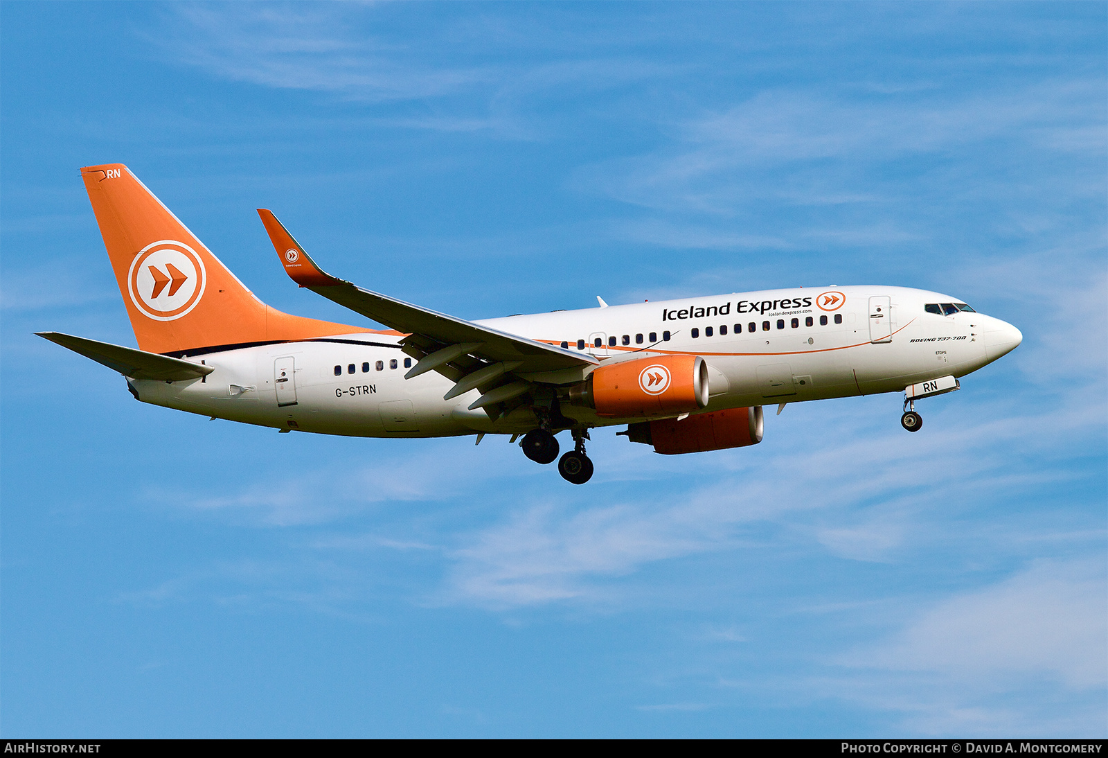 Aircraft Photo of G-STRN | Boeing 737-7L9 | Iceland Express | AirHistory.net #550948