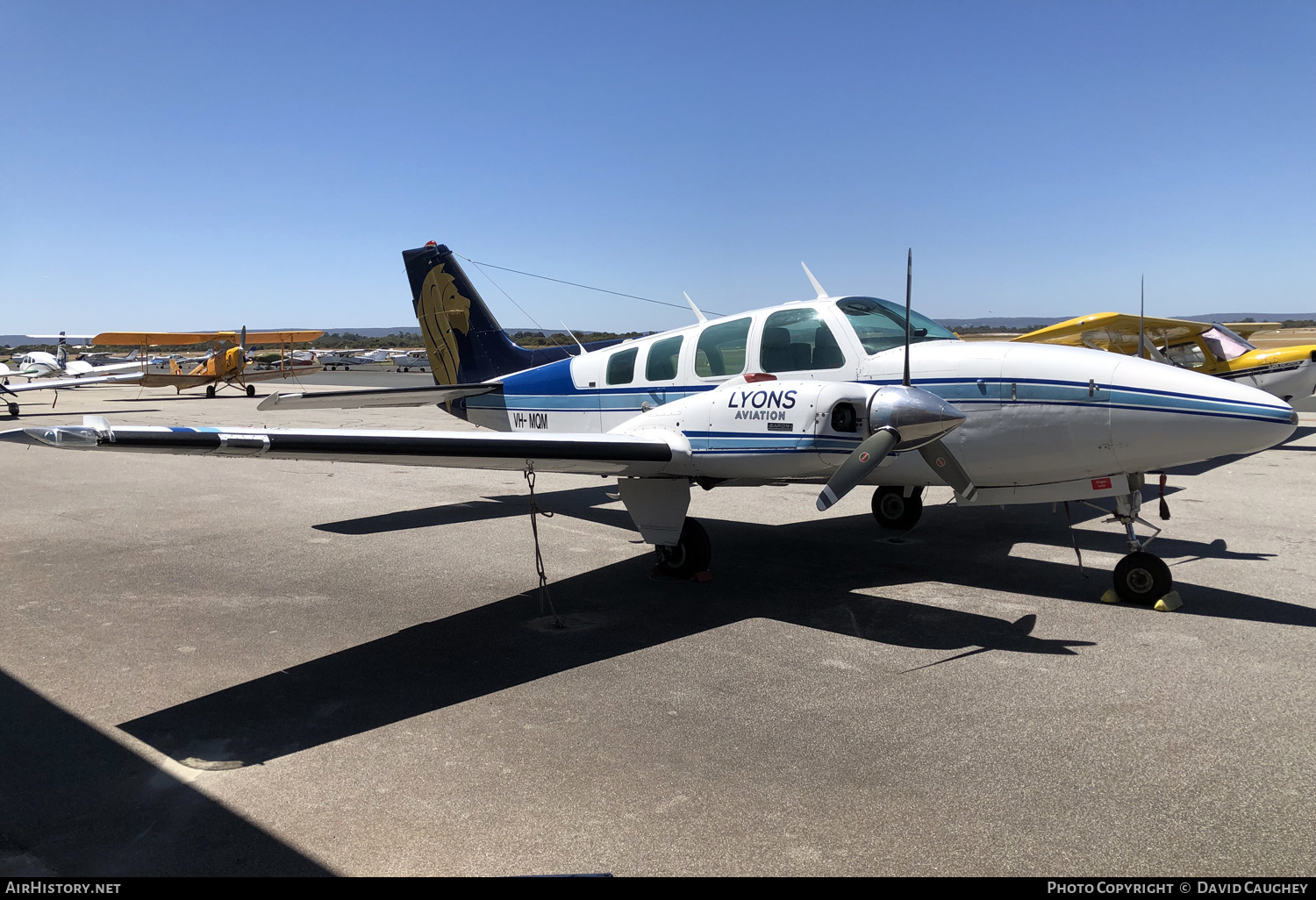 Aircraft Photo of VH-MQM | Beech 58 Baron | Paul Lyons Aviation | AirHistory.net #550979