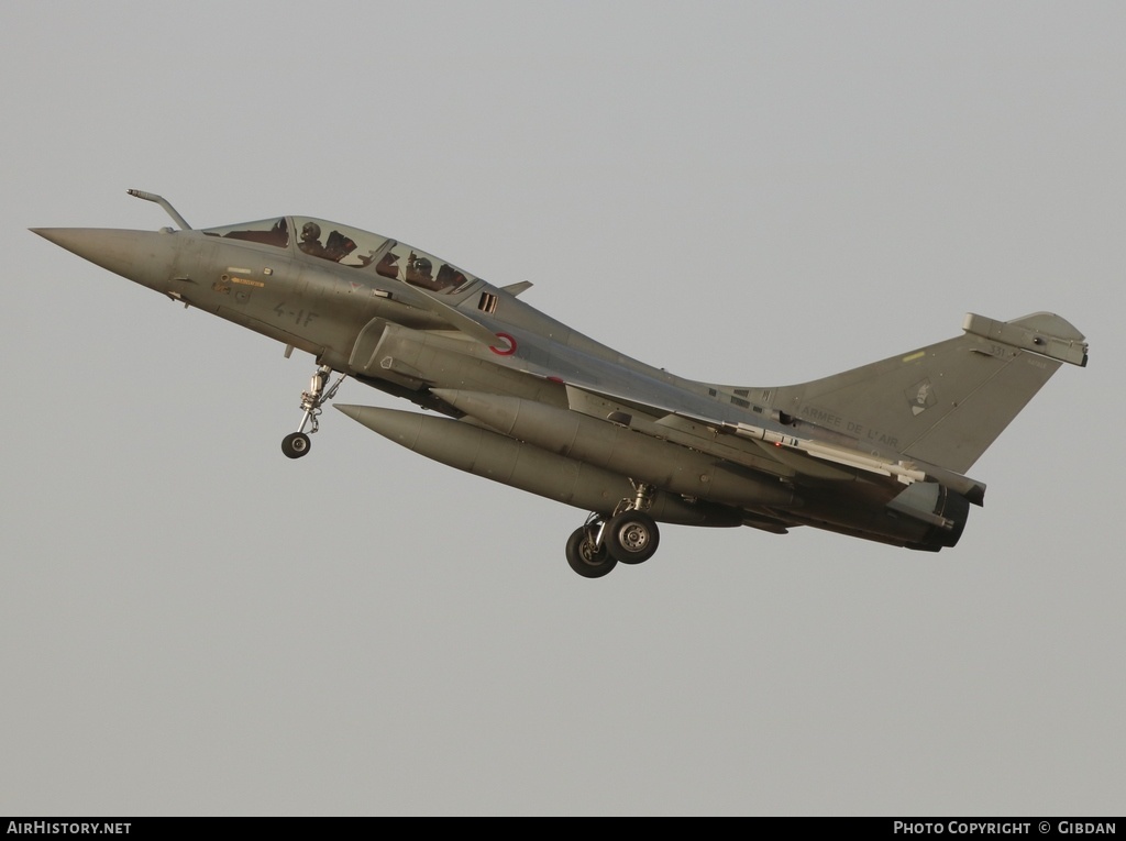 Aircraft Photo of 331 | Dassault Rafale B | France - Air Force | AirHistory.net #550982