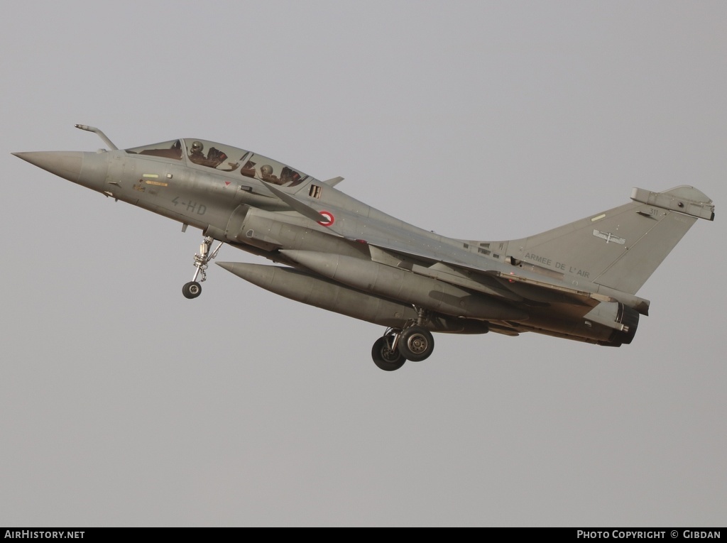 Aircraft Photo of 311 | Dassault Rafale B | France - Air Force | AirHistory.net #550986