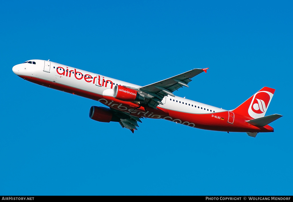 Aircraft Photo of D-ALSC | Airbus A321-211 | Air Berlin | AirHistory.net #550988