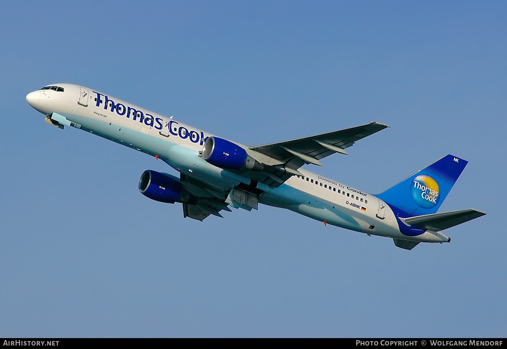 Aircraft Photo of D-ABNK | Boeing 757-230 | Thomas Cook Airlines | AirHistory.net #550995