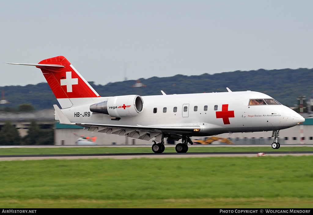 Aircraft Photo of HB-JRB | Bombardier Challenger 604 (CL-600-2B16) | REGA - Swiss Air Ambulance | AirHistory.net #550998