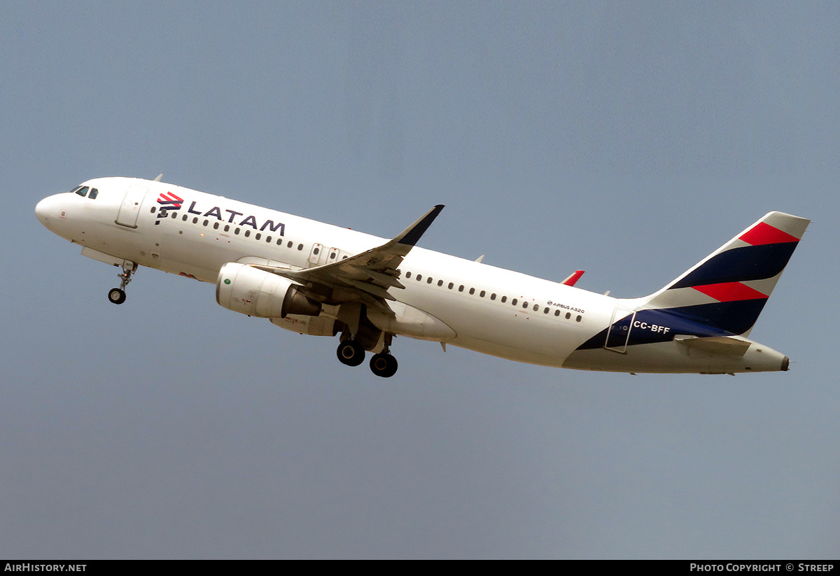 Aircraft Photo of CC-BFF | Airbus A320-214 | LATAM Airlines | AirHistory.net #551008