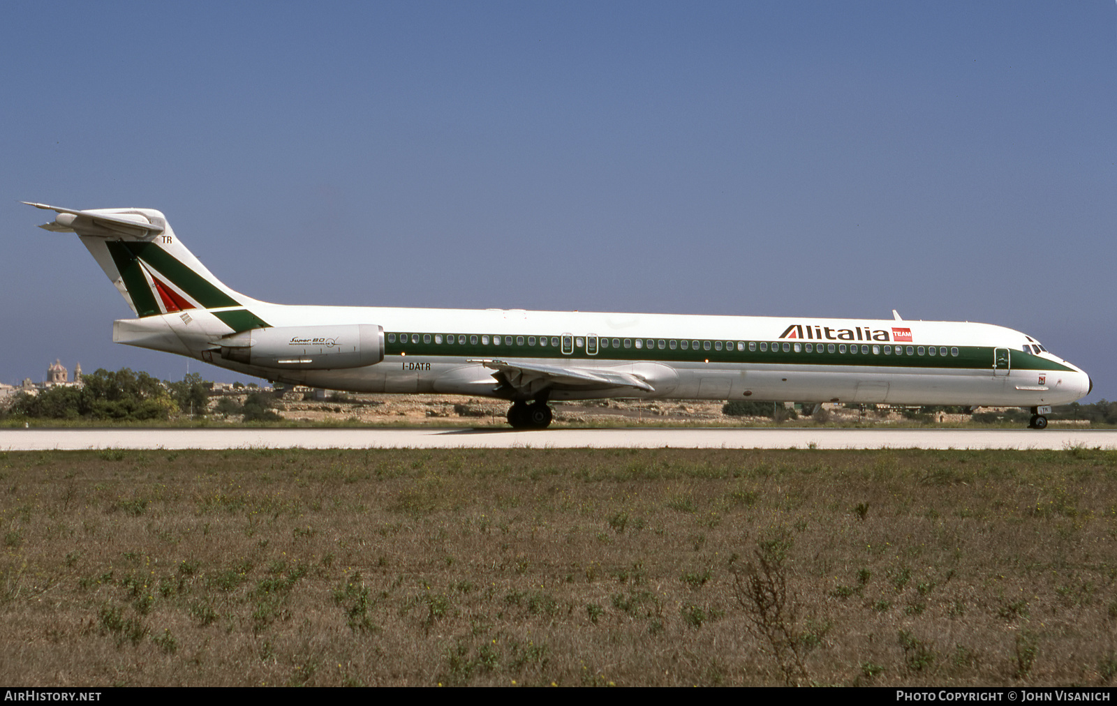 Aircraft Photo of I-DATR | McDonnell Douglas MD-82 (DC-9-82) | Alitalia | AirHistory.net #551026
