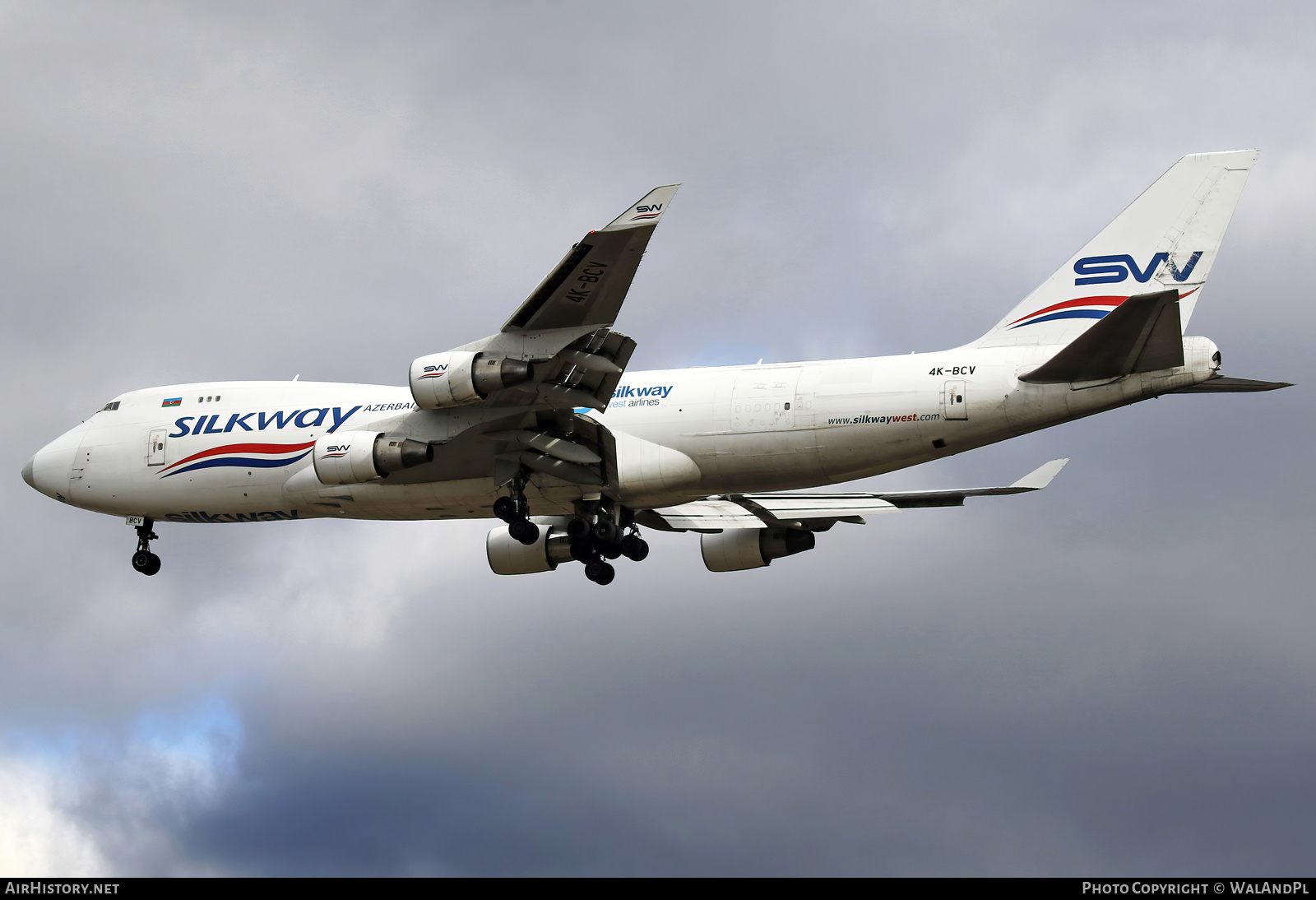 Aircraft Photo of 4K-BCV | Boeing 747-4H6F/SCD | SilkWay Azerbaijan Cargo | AirHistory.net #551061