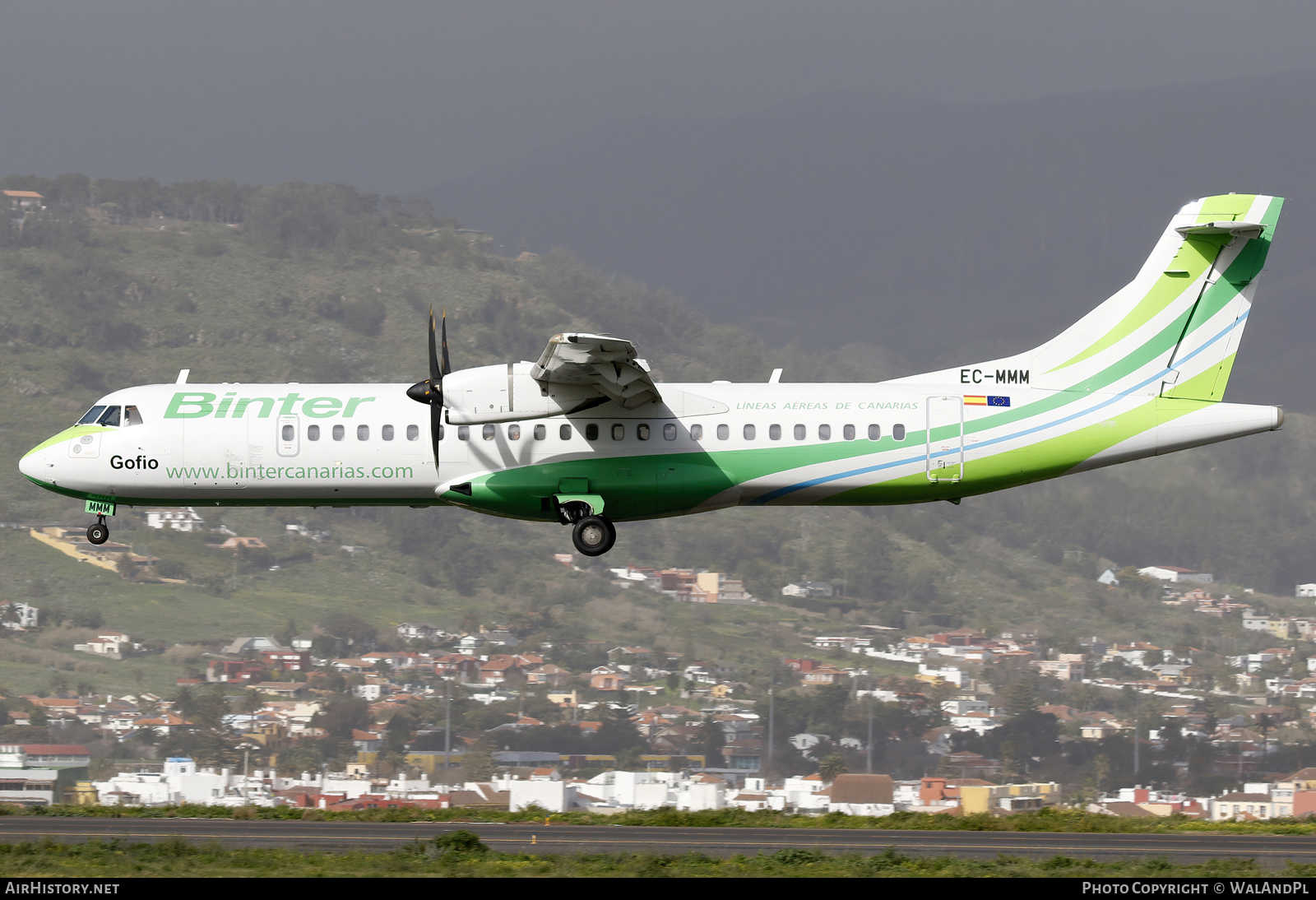 Aircraft Photo of EC-MMM | ATR ATR-72-600 (ATR-72-212A) | Binter Canarias | AirHistory.net #551065