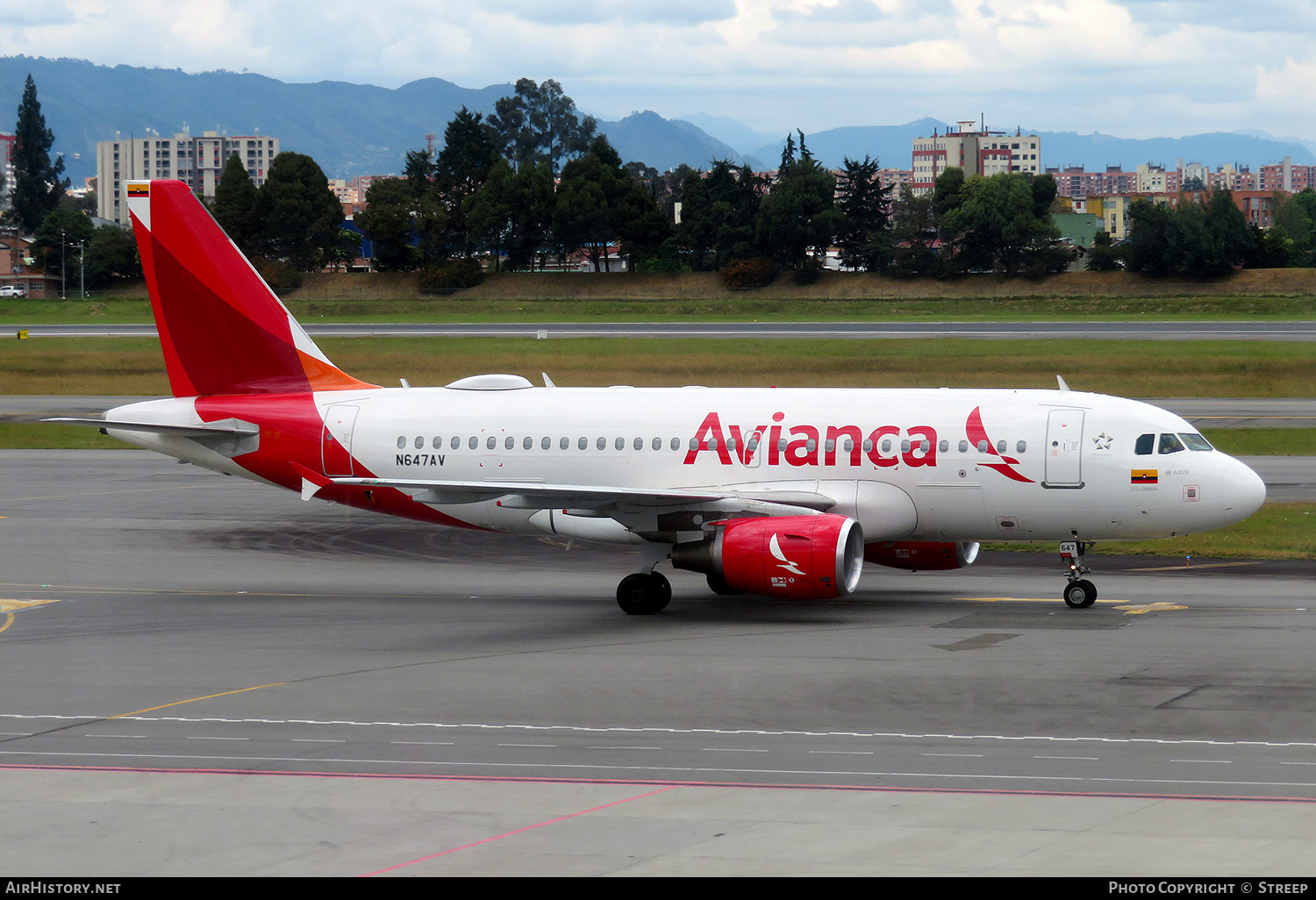 Aircraft Photo of N647AV | Airbus A319-115 | Avianca | AirHistory.net #551077
