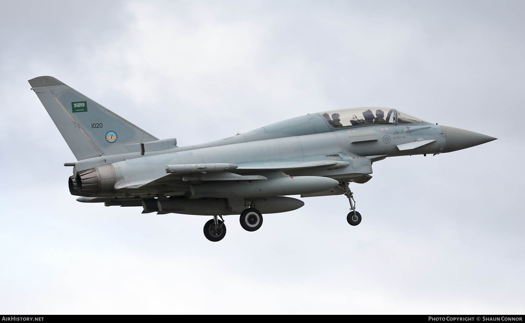 Aircraft Photo of 1020 | Eurofighter EF-2000 Typhoon T | Saudi Arabia - Air Force | AirHistory.net #551086