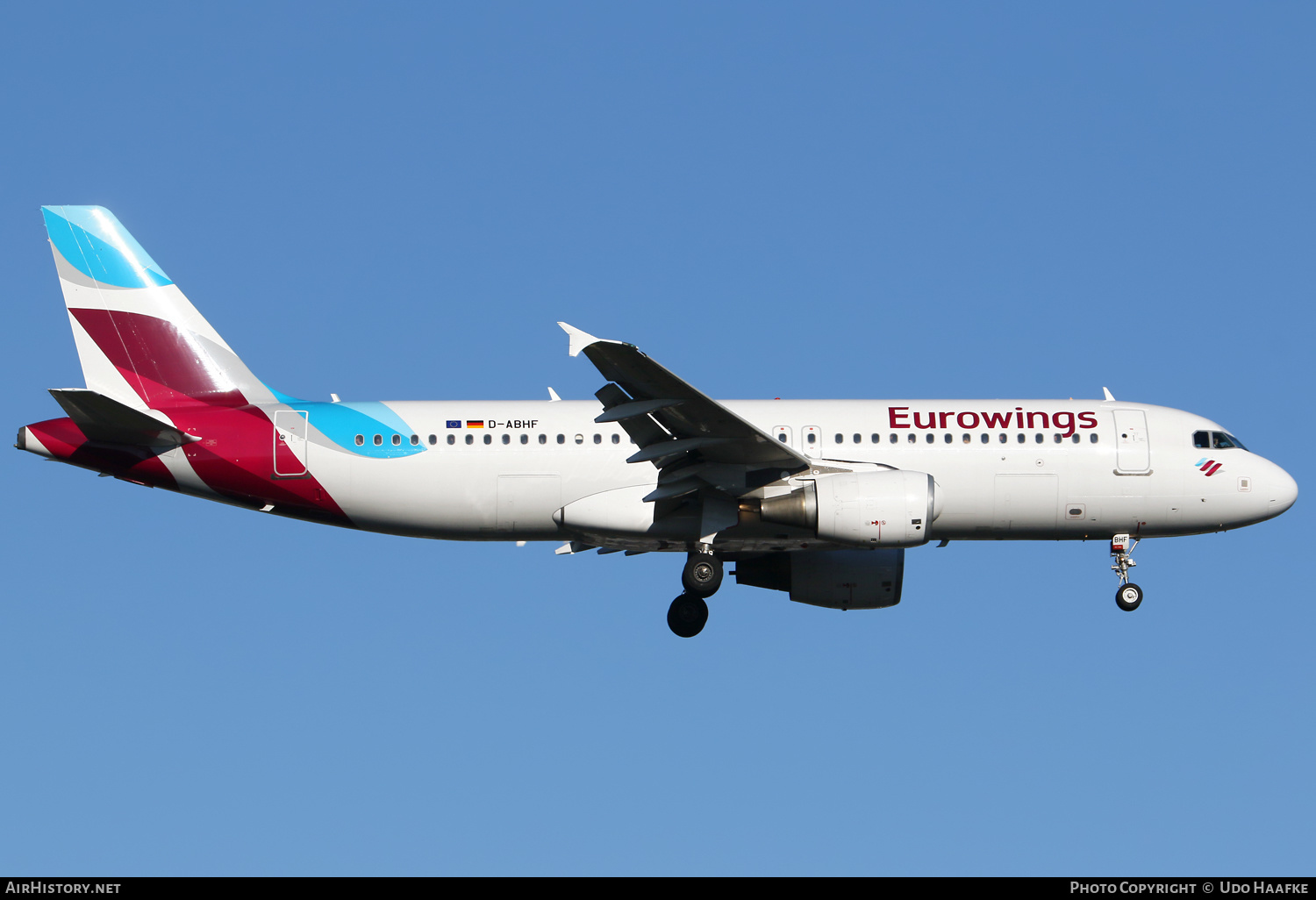 Aircraft Photo of D-ABHF | Airbus A320-214 | Eurowings | AirHistory.net #551091