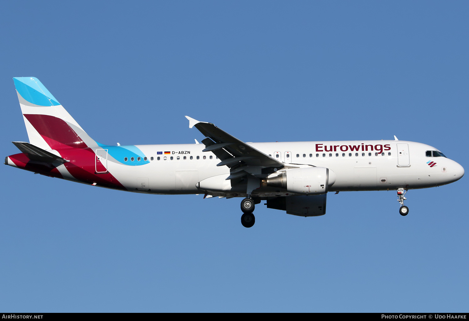 Aircraft Photo of D-ABZN | Airbus A320-216 | Eurowings | AirHistory.net #551101