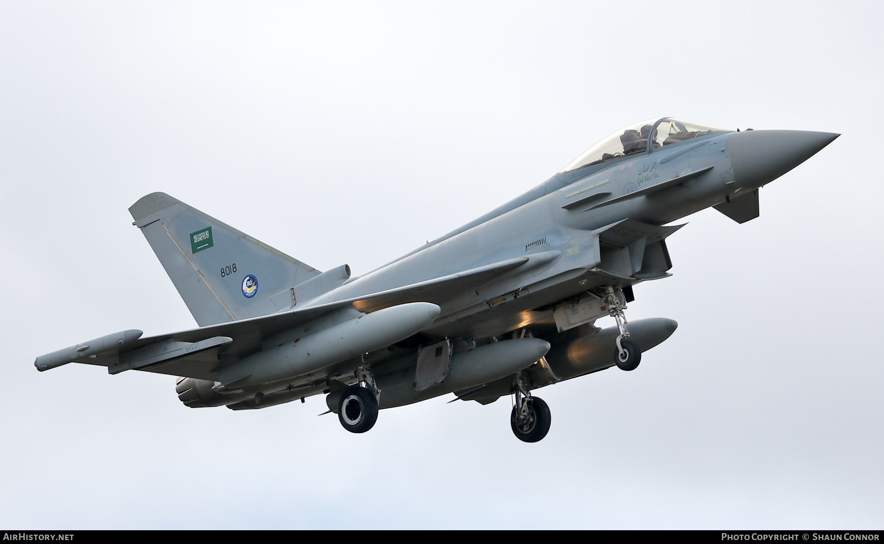 Aircraft Photo of 8018 | Eurofighter EF-2000 Typhoon | Saudi Arabia - Air Force | AirHistory.net #551116