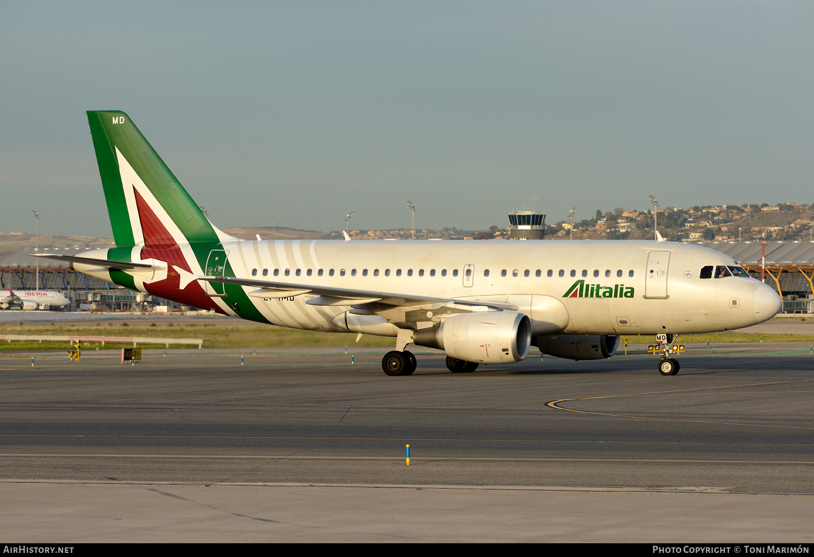 Aircraft Photo of EI-IMD | Airbus A319-112 | Alitalia | AirHistory.net #551117