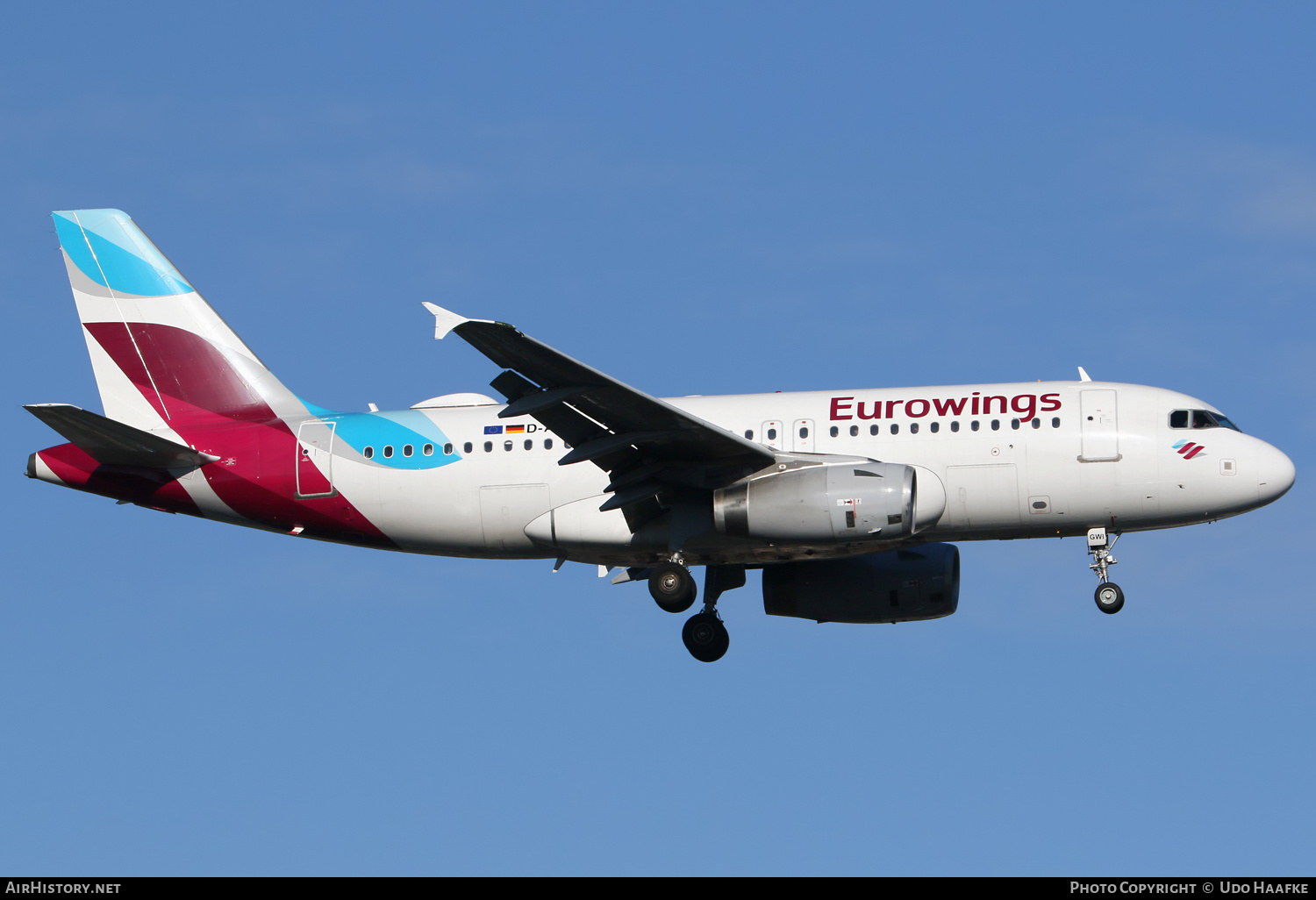 Aircraft Photo of D-AGWI | Airbus A319-132 | Eurowings | AirHistory.net #551120