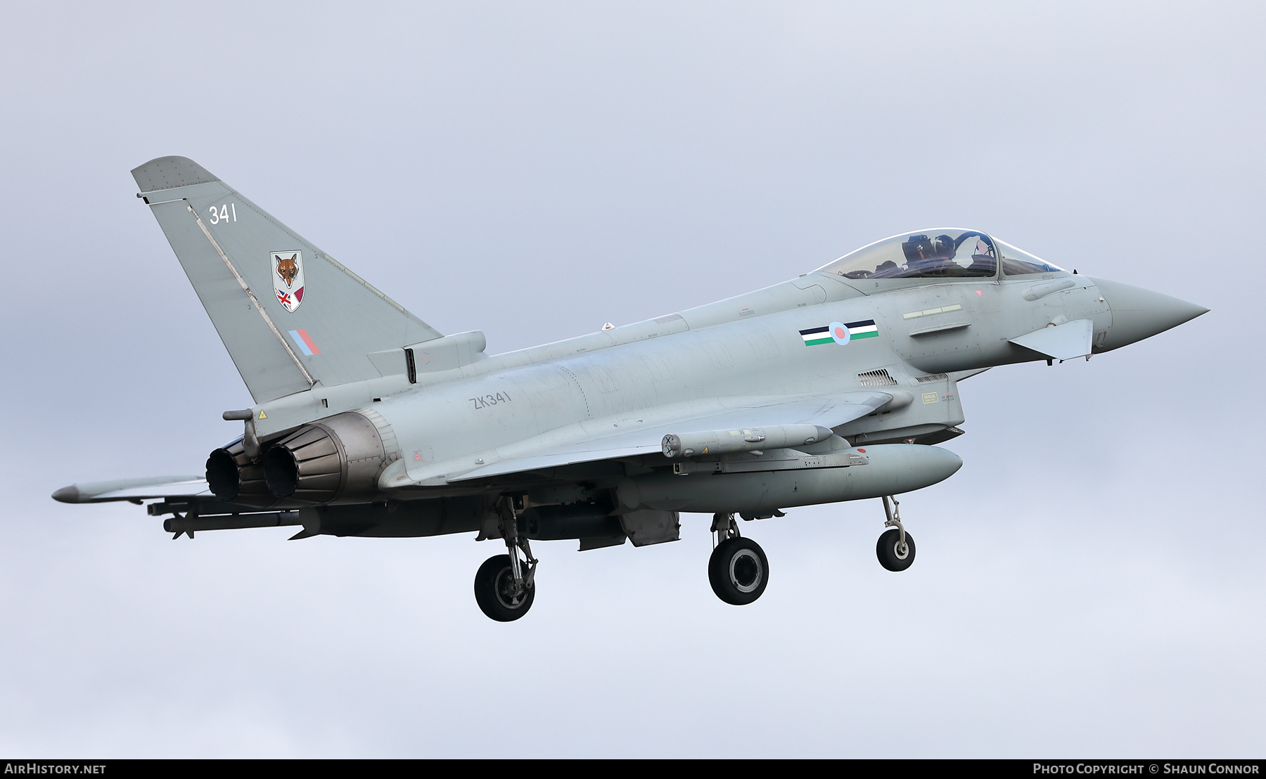 Aircraft Photo of ZK341 | Eurofighter EF-2000 Typhoon FGR4 | UK - Air Force | AirHistory.net #551128