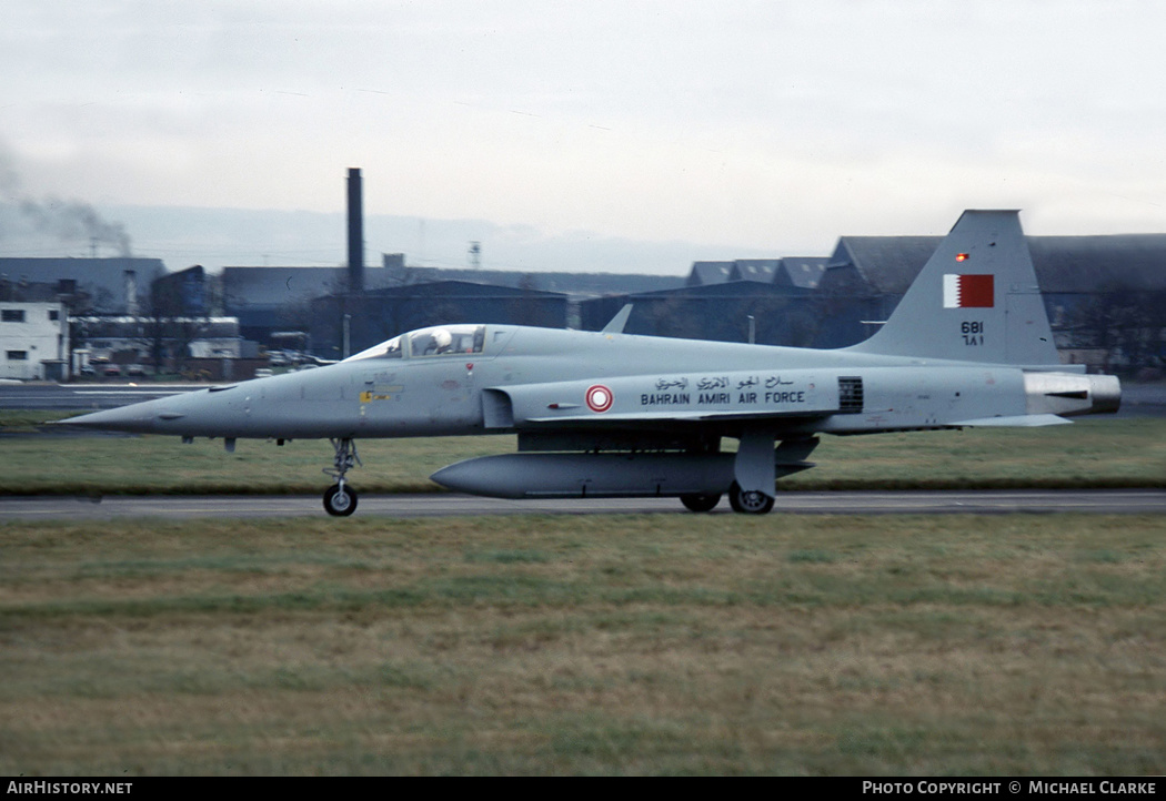 Aircraft Photo of 681 | Northrop F-5E Tiger II | Bahrain - Air Force | AirHistory.net #551131