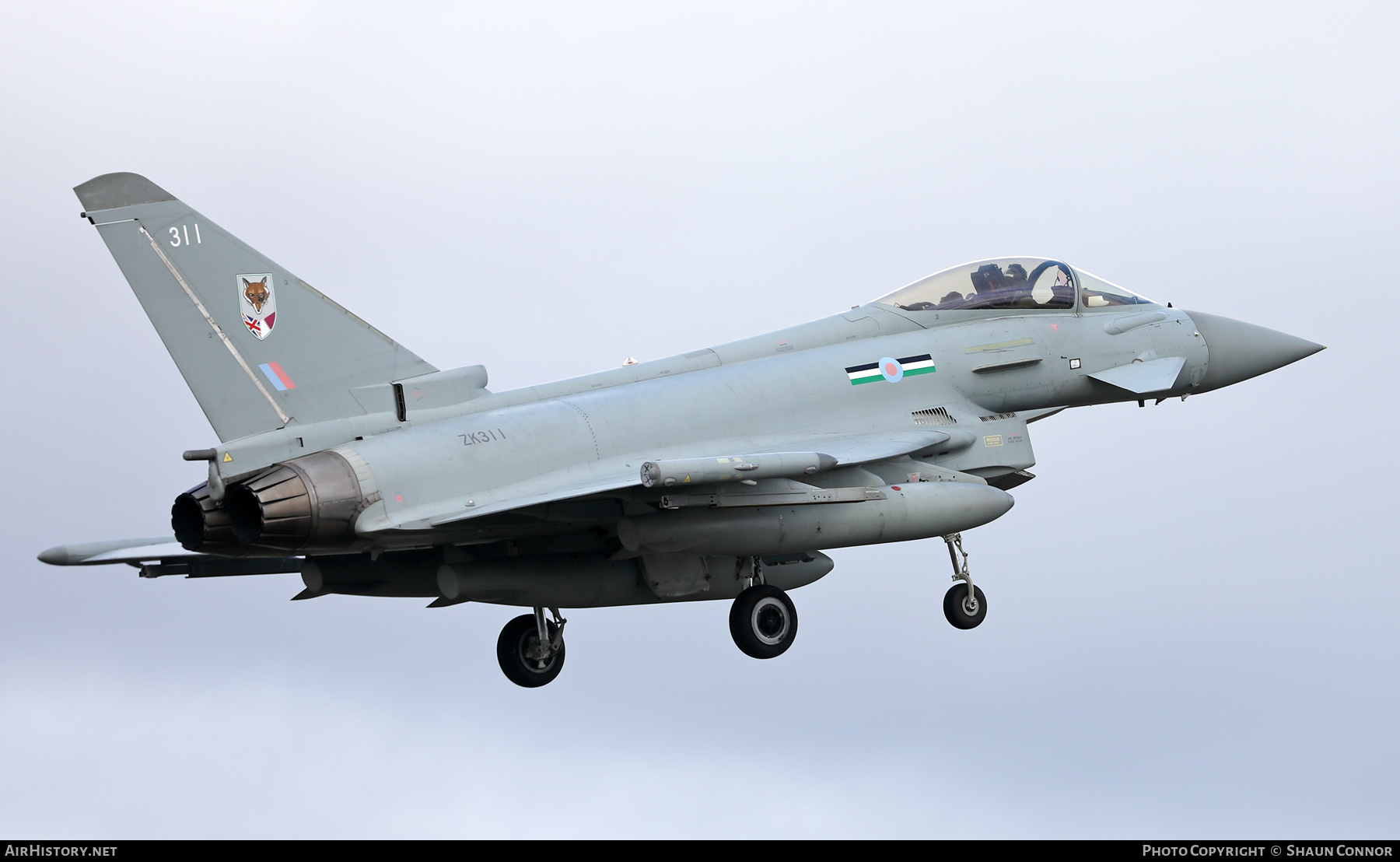 Aircraft Photo of ZK311 | Eurofighter EF-2000 Typhoon FGR4 | UK - Air Force | AirHistory.net #551136