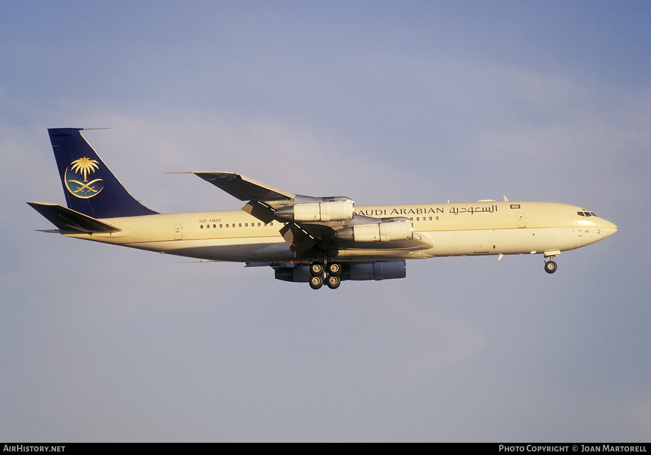 Aircraft Photo of HZ-HM2 | Boeing 707-368C | Saudi Arabian Royal Flight | AirHistory.net #551144