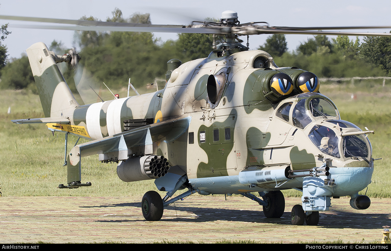 Aircraft Photo of 611 | Mil Mi-24PU1 | Ukraine - Army | AirHistory.net #551176