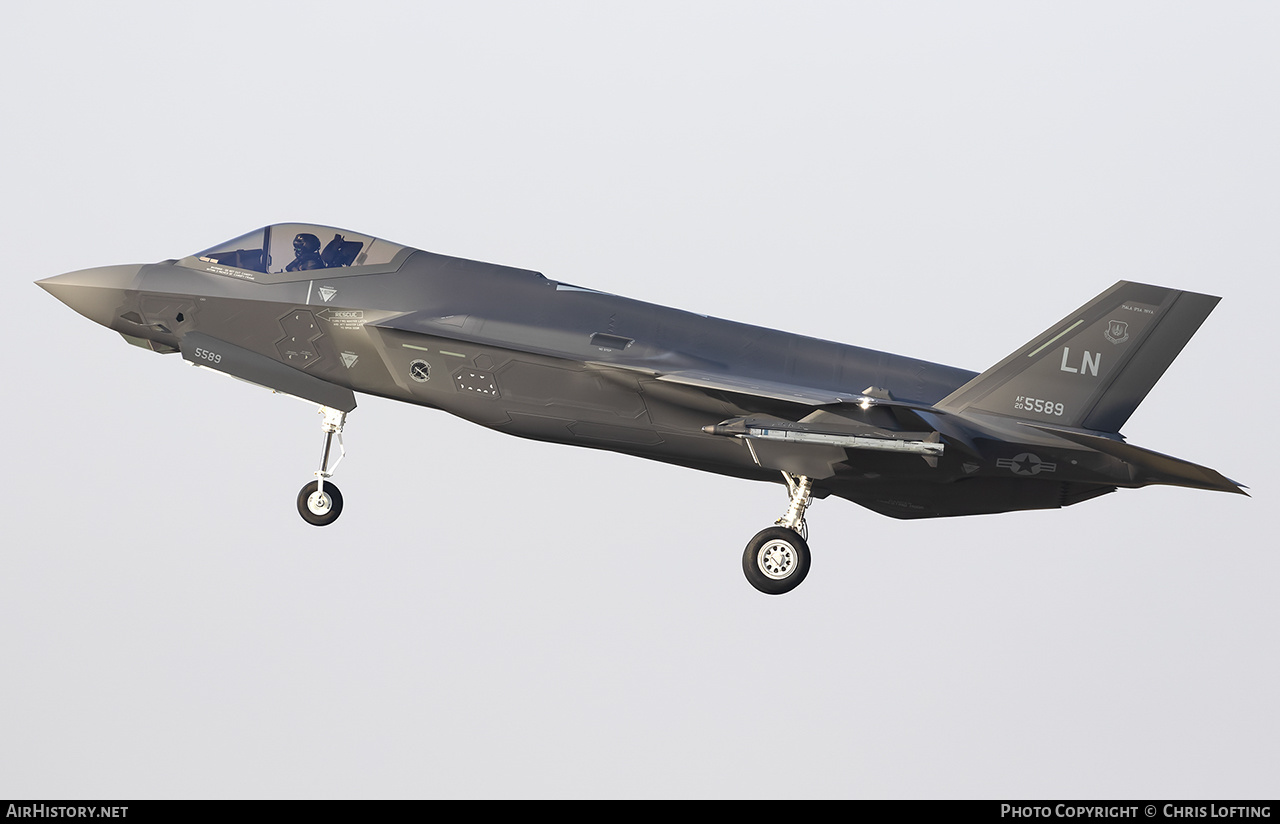 Aircraft Photo of 20-5589 / AF20-5589 | Lockheed Martin F-35A Lightning II | USA - Air Force | AirHistory.net #551195