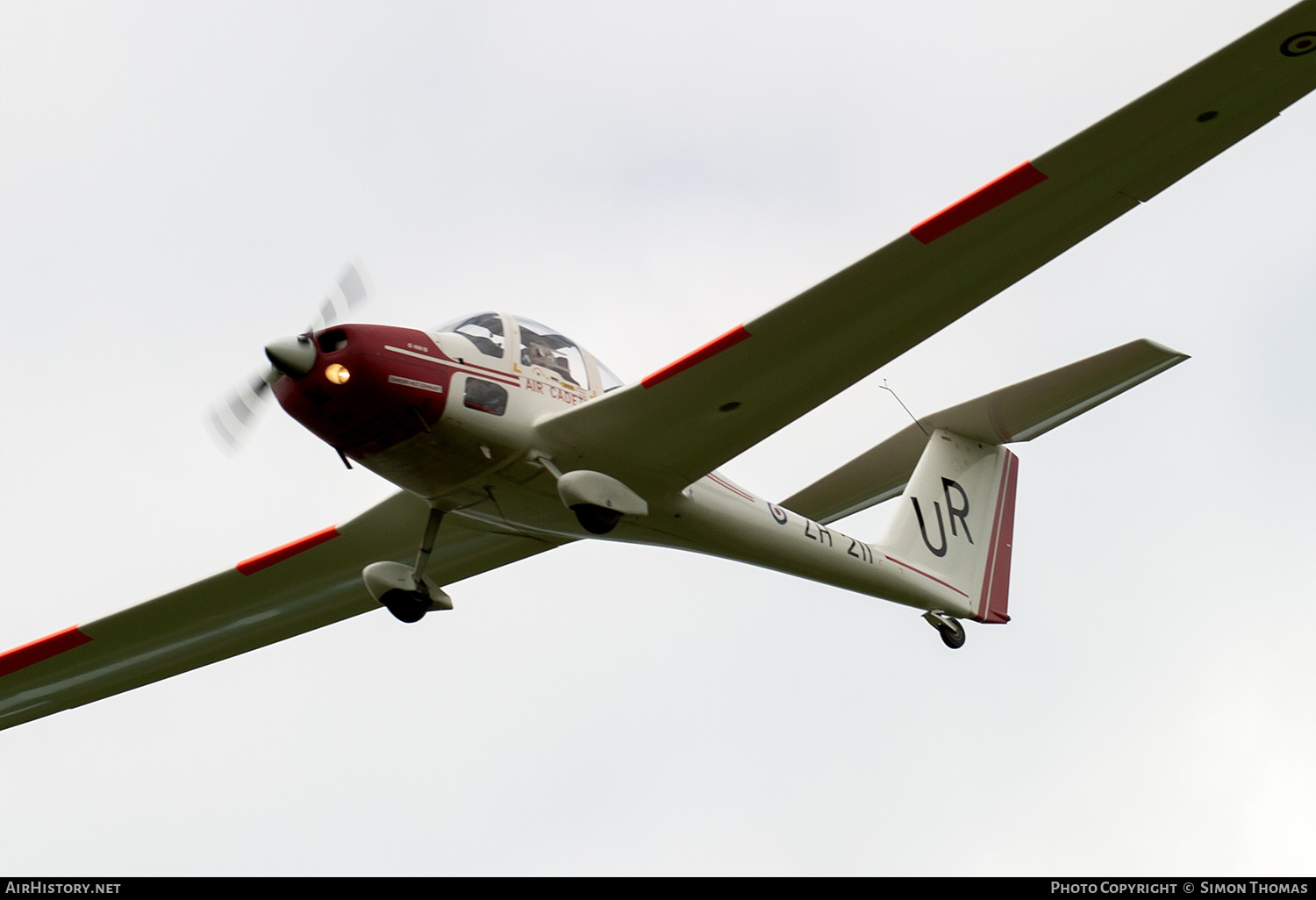 Aircraft Photo of ZH211 | Grob G-109B Vigilant T1 | UK - Air Force | AirHistory.net #551206