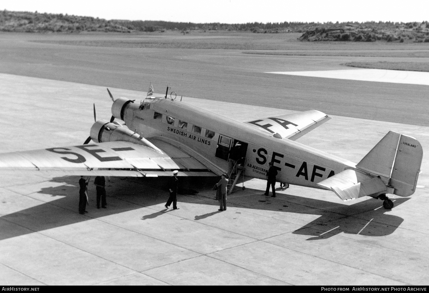 Aircraft Photo of SE-AFA | Junkers Ju 52/3m vai | AB Aerotransport - ABA | AirHistory.net #551222