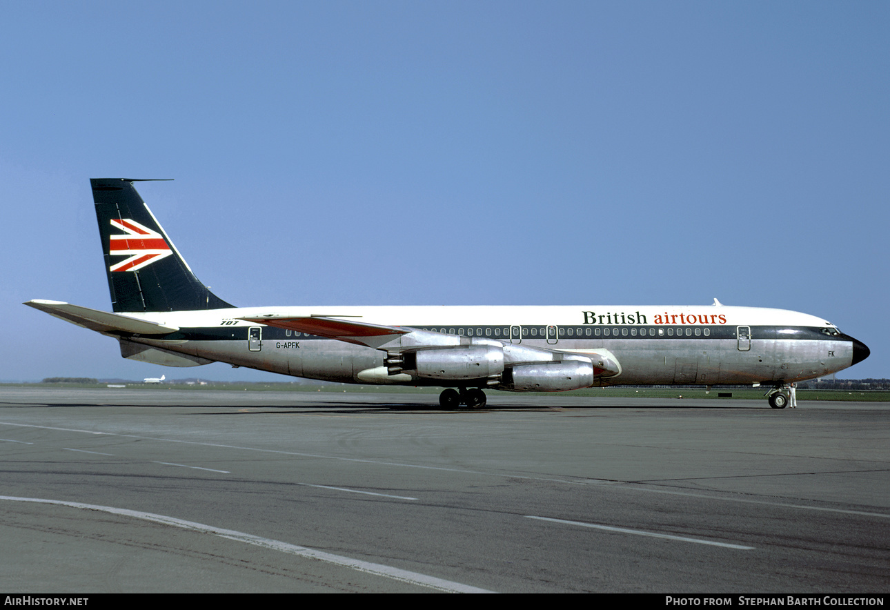 Aircraft Photo of G-APFK | Boeing 707-436 | British Airtours | AirHistory.net #551223