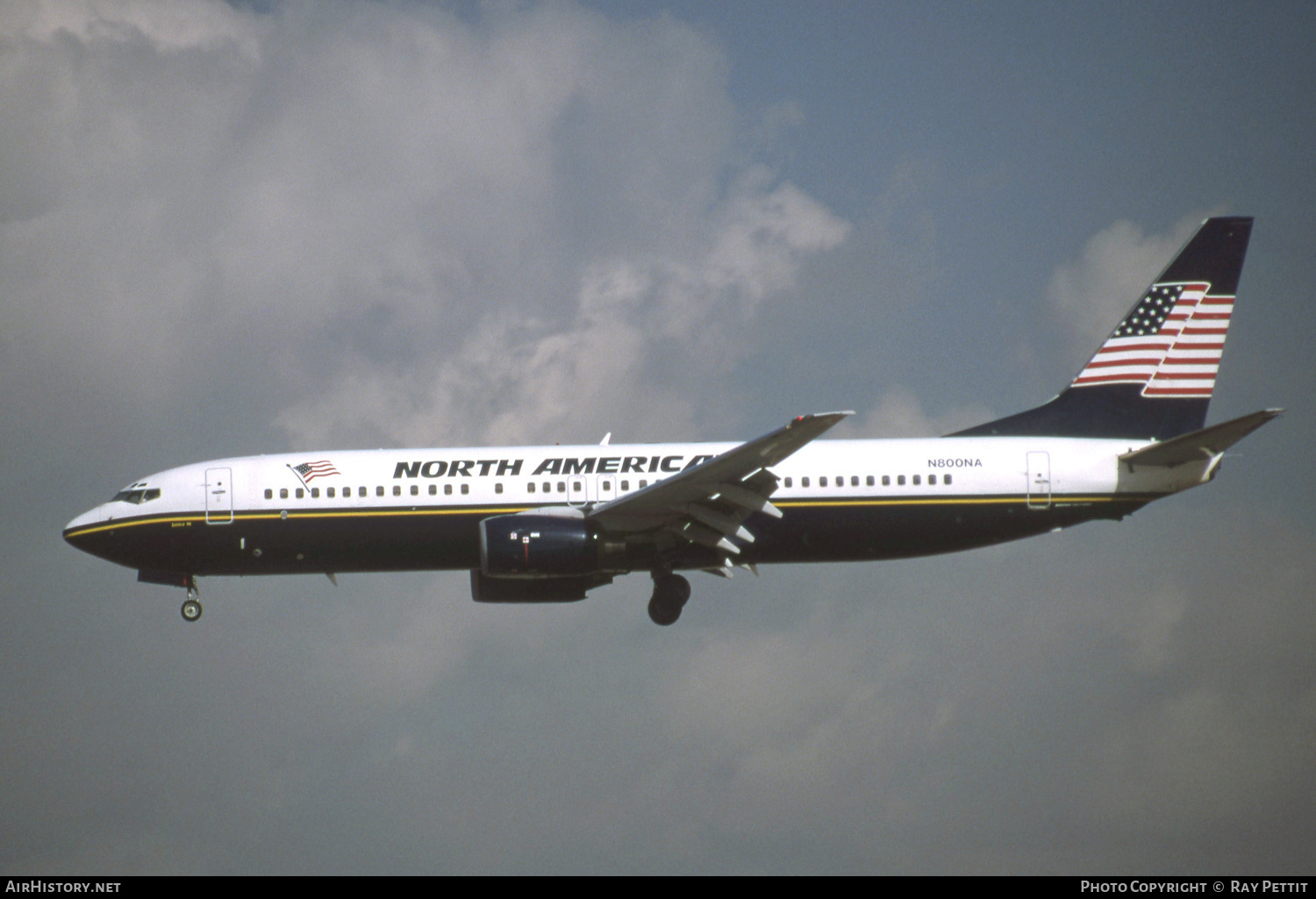 Aircraft Photo of N800NA | Boeing 737-8Q8 | North American Airlines | AirHistory.net #551270