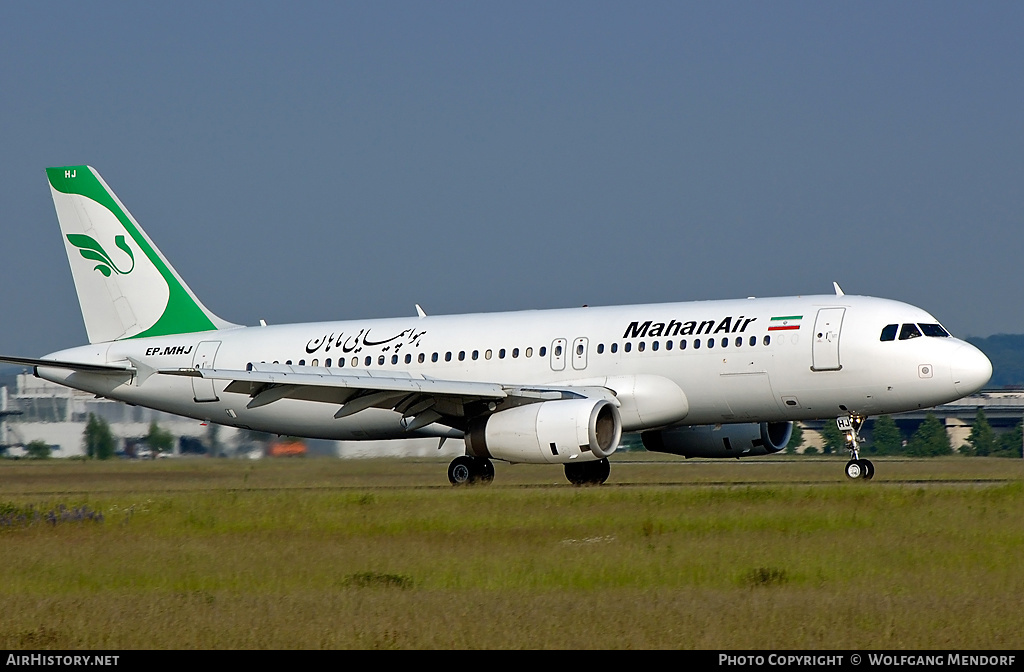 Aircraft Photo of EP-MHJ | Airbus A320-232 | Mahan Air | AirHistory.net #551271