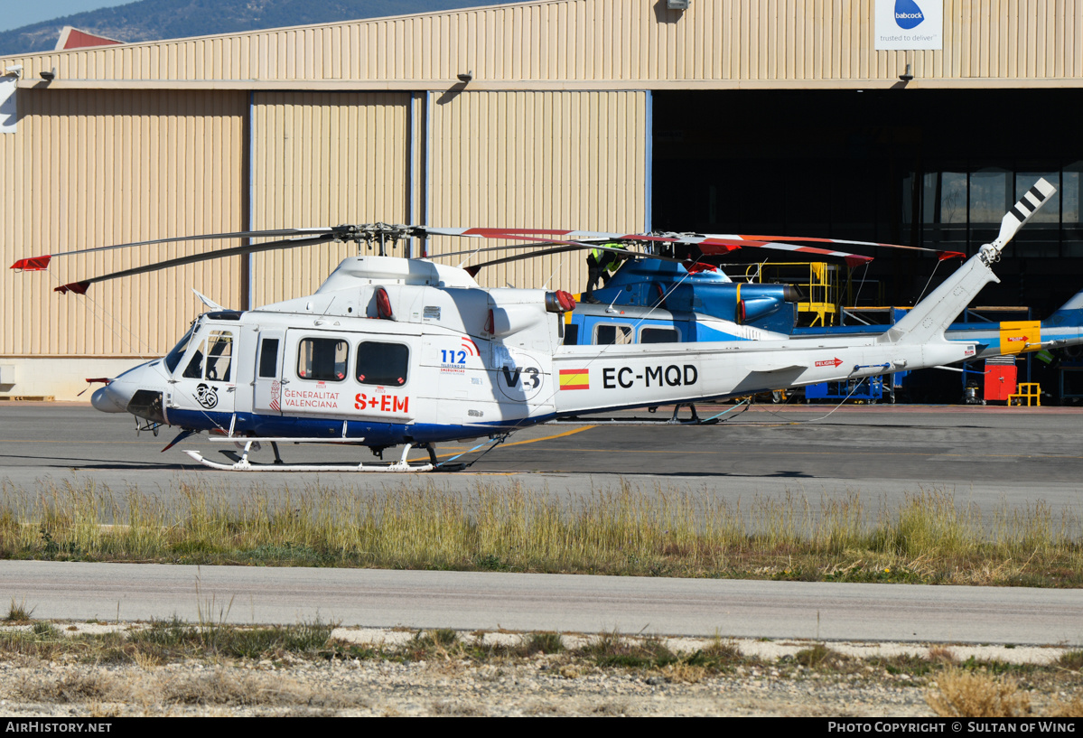 Aircraft Photo of EC-MQD | Bell 412HP | Generalitat Valenciana | AirHistory.net #551277
