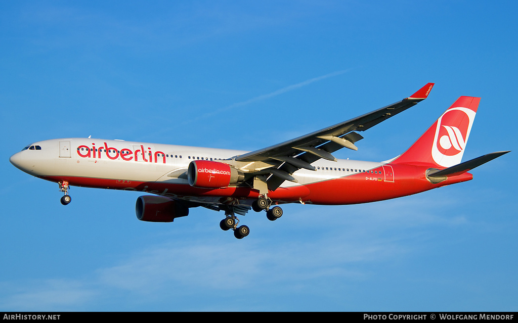 Aircraft Photo of D-ALPD | Airbus A330-223 | Air Berlin | AirHistory.net #551280