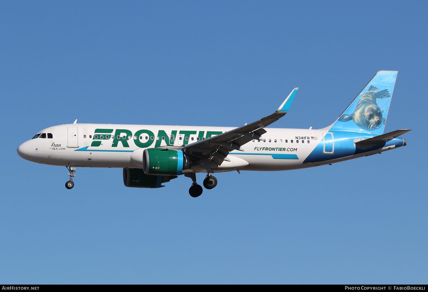 Aircraft Photo of N341FR | Airbus A320-251N | Frontier Airlines | AirHistory.net #551307