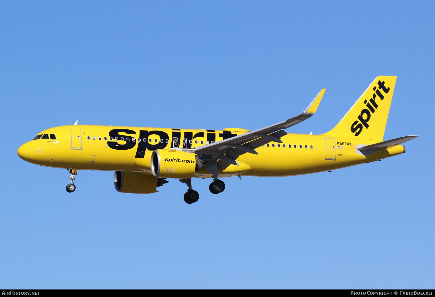 Aircraft Photo of N962NK | Airbus A320-271N | Spirit Airlines | AirHistory.net #551311