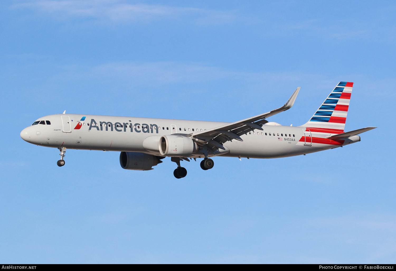 Aircraft Photo of N453AA | Airbus A321-253NX | American Airlines | AirHistory.net #551323