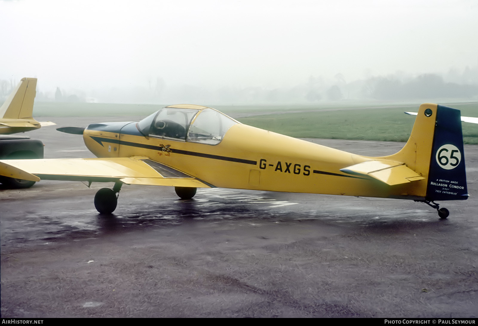 Aircraft Photo of G-AXGS | Druine D-62B Condor | The Tiger Club | AirHistory.net #551332