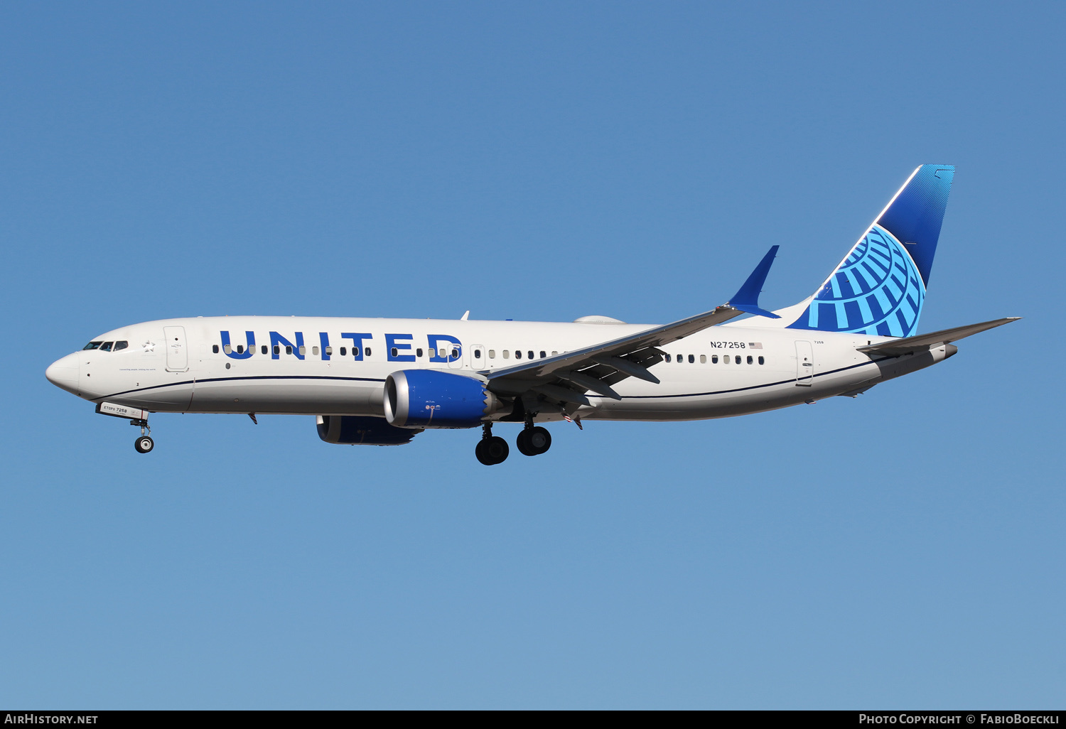 Aircraft Photo of N27258 | Boeing 737-8 Max 8 | United Airlines | AirHistory.net #551333