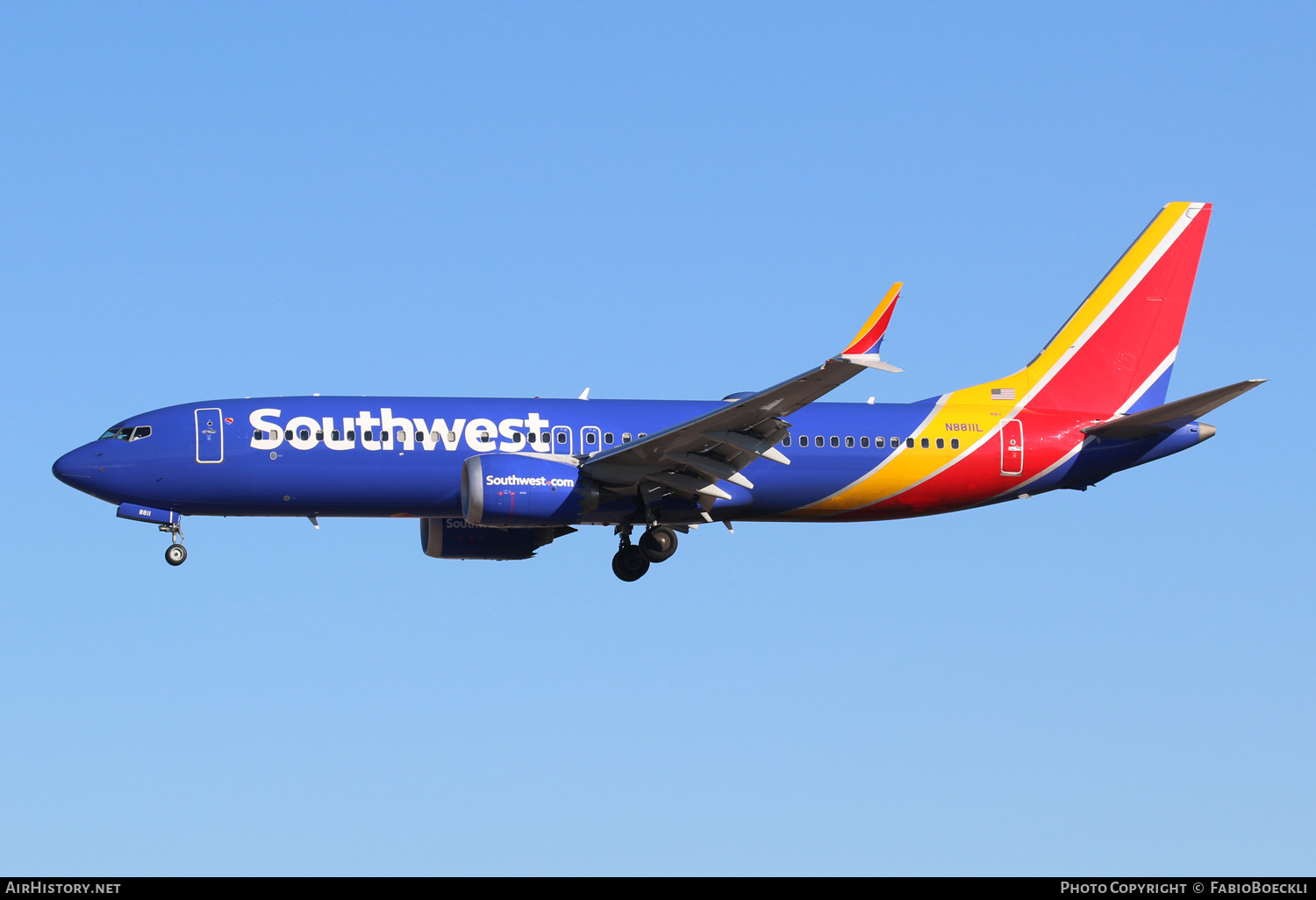 Aircraft Photo of N8811L | Boeing 737-8 Max 8 | Southwest Airlines | AirHistory.net #551338