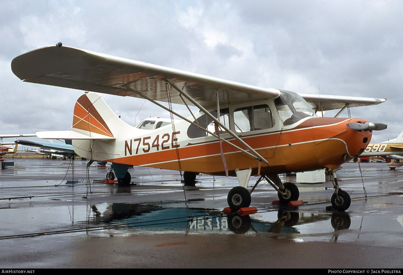 Aircraft Photo of N7542E | Champion 7FC Tri-Traveler | AirHistory.net #551344