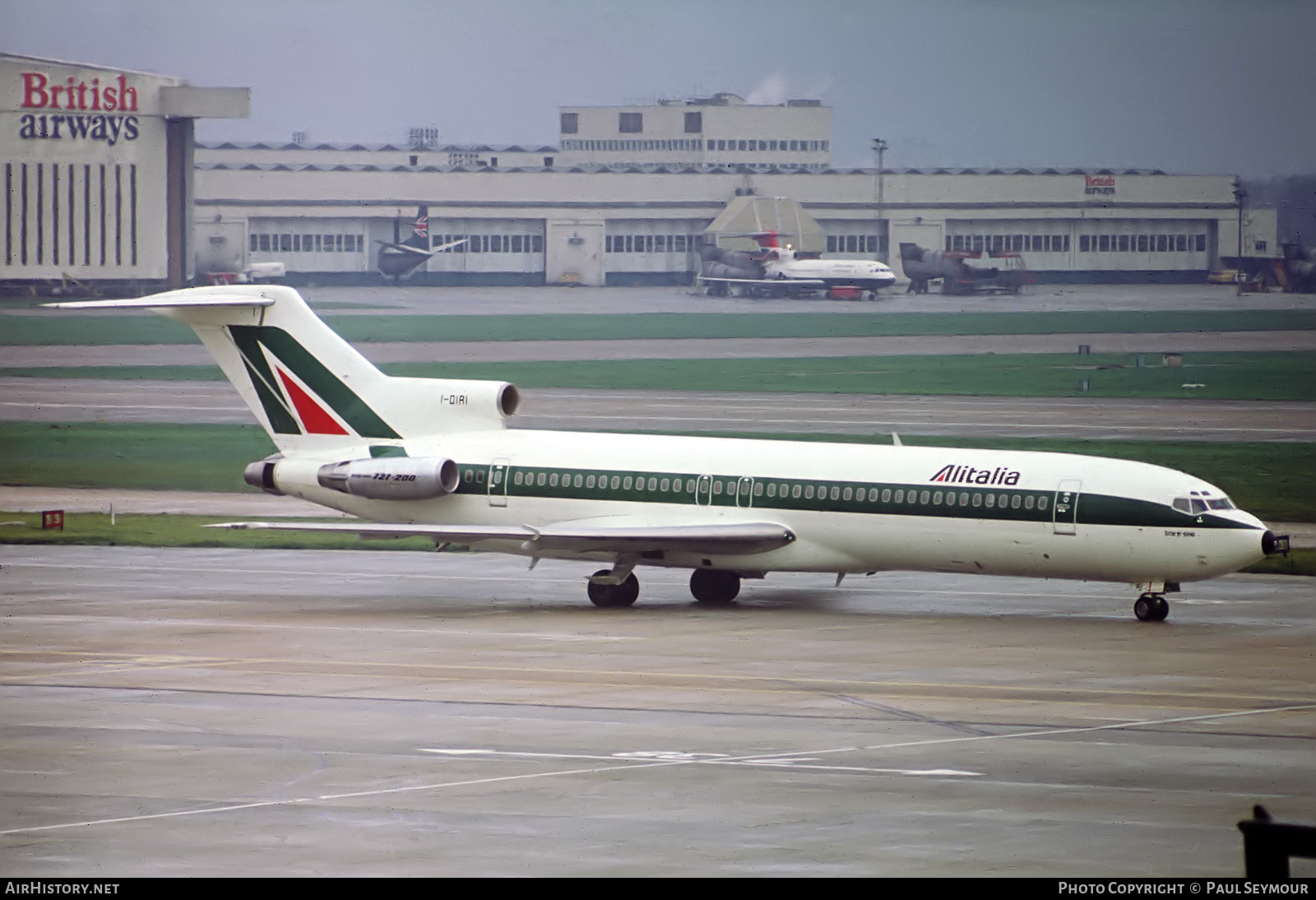 Aircraft Photo of I-DIRI | Boeing 727-243/Adv | Alitalia | AirHistory.net #551378