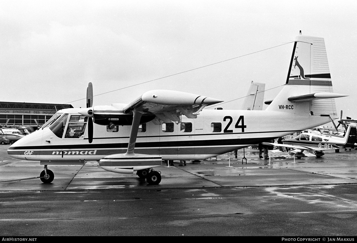 Aircraft Photo of VH-RCC | GAF N-22B Nomad | AirHistory.net #551395