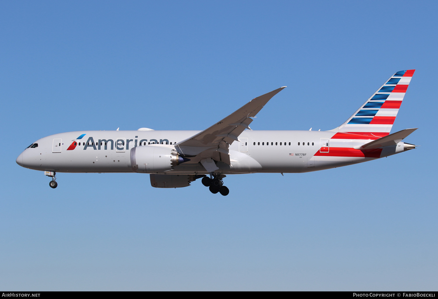 Aircraft Photo of N877BF | Boeing 787-8 Dreamliner | American Airlines | AirHistory.net #551407