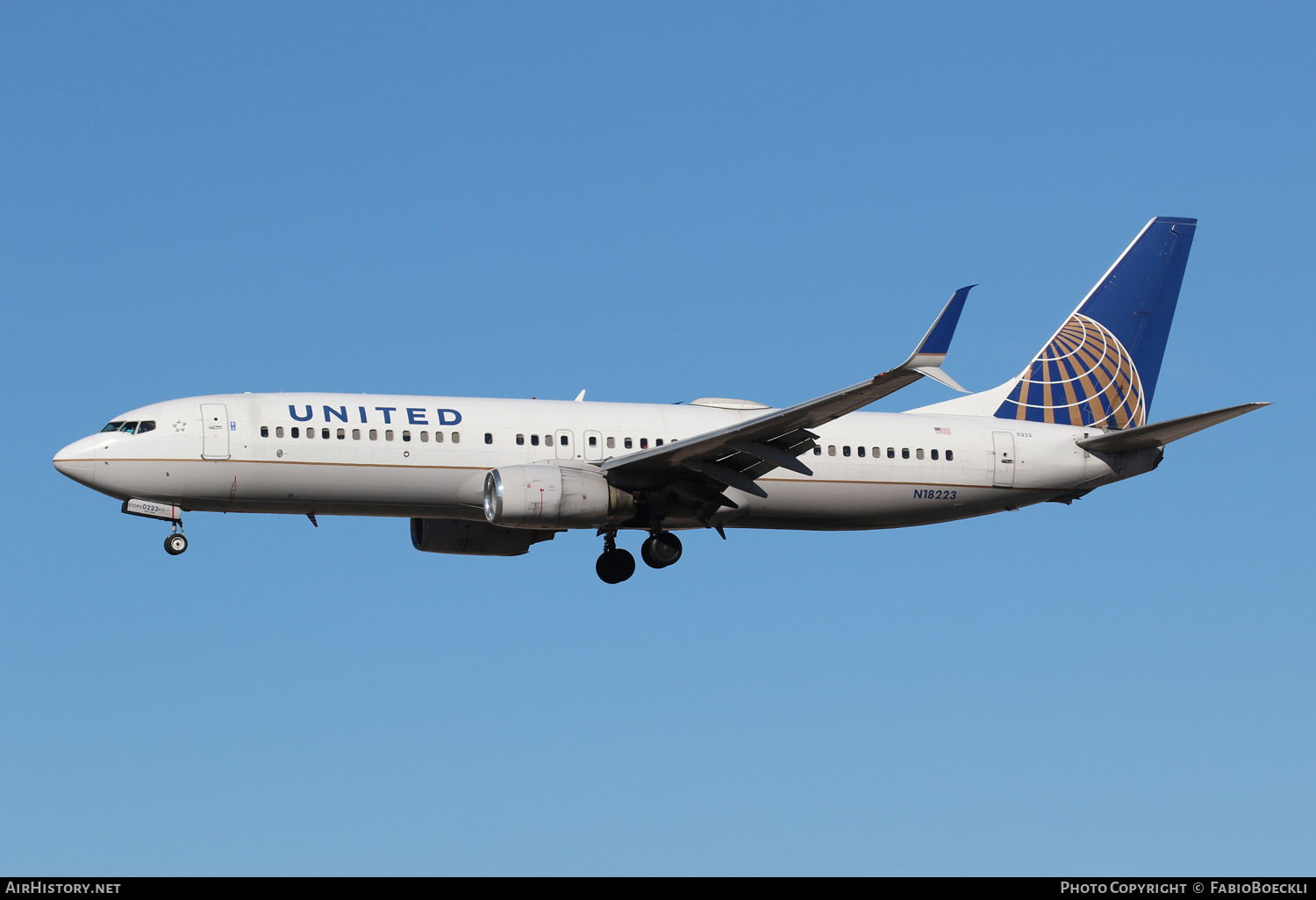 Aircraft Photo of N18223 | Boeing 737-824 | United Airlines | AirHistory.net #551408