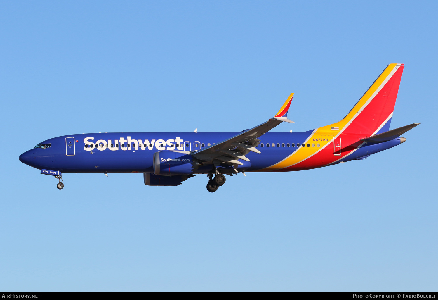 Aircraft Photo of N8779Q | Boeing 737-8 Max 8 | Southwest Airlines | AirHistory.net #551414