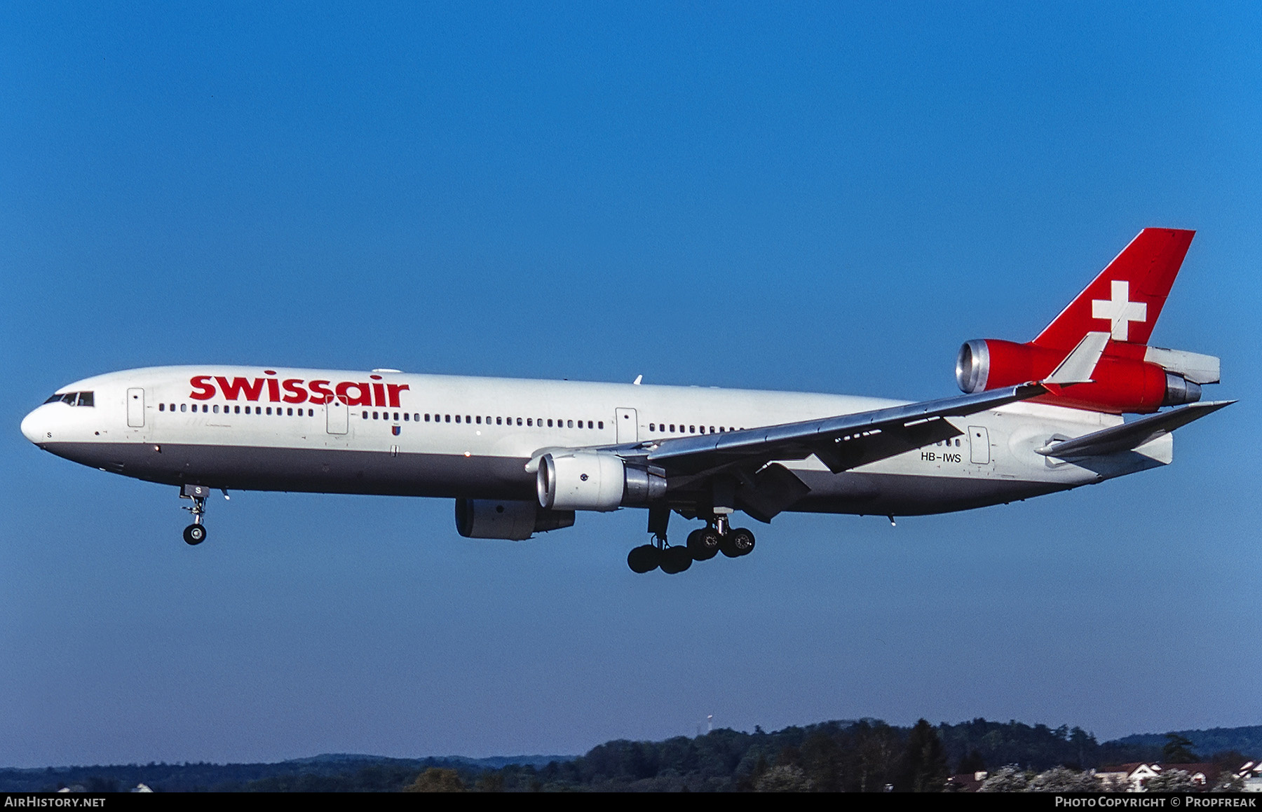 Aircraft Photo of HB-IWS | McDonnell Douglas MD-11 | Swissair | AirHistory.net #551434