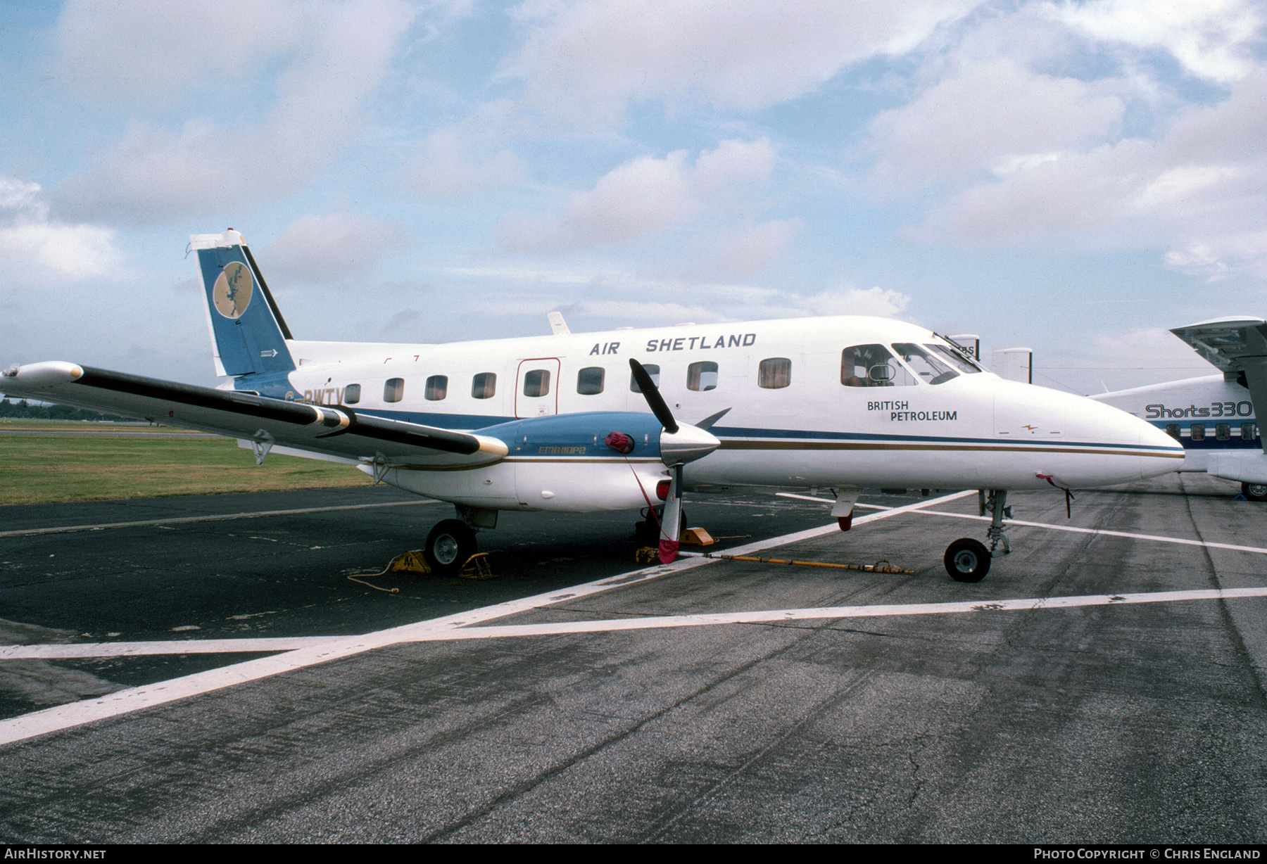 Aircraft Photo of G-BWTV | Embraer EMB-110P2 Bandeirante | Air Shetland | AirHistory.net #551443