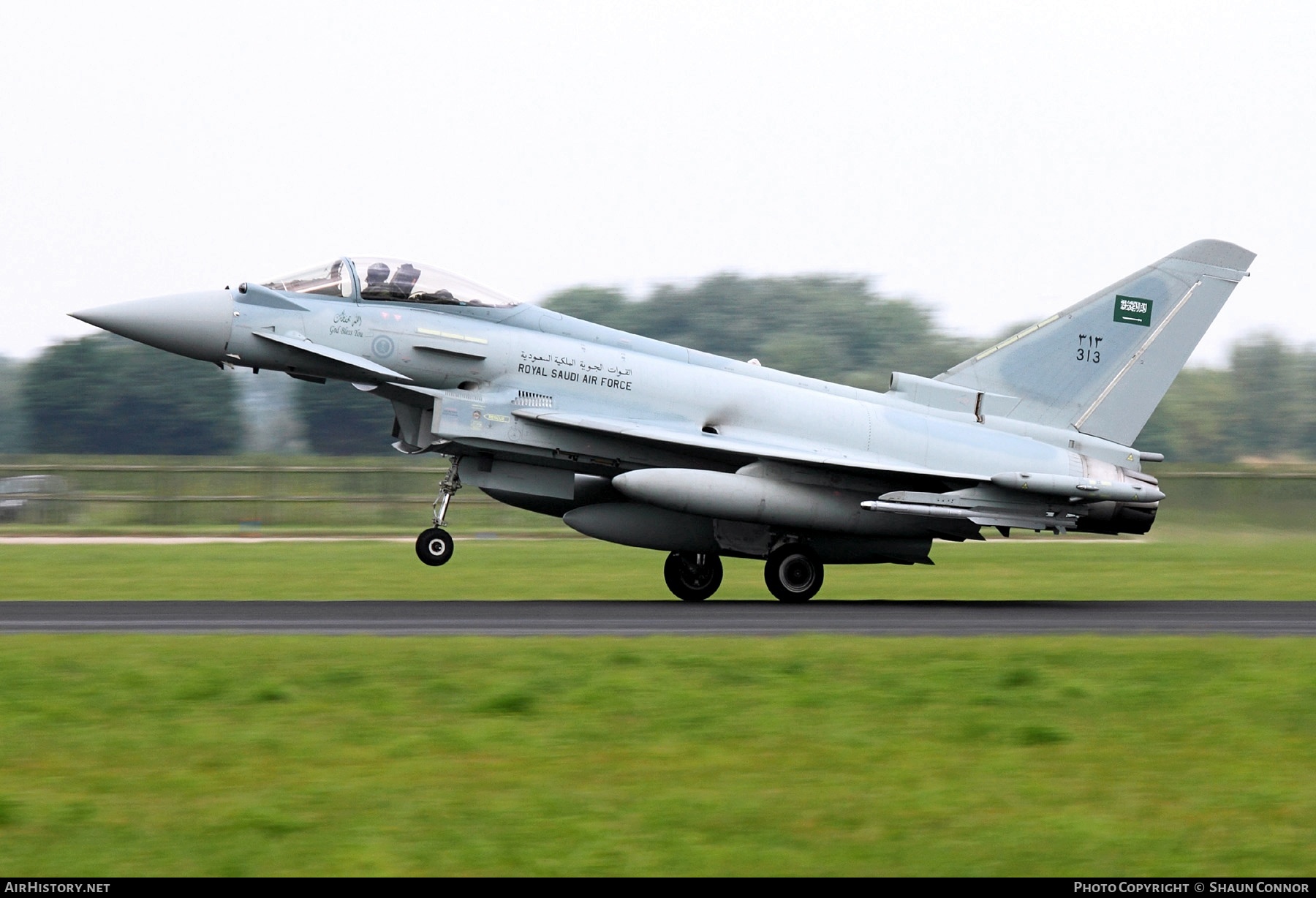 Aircraft Photo of 313 | Eurofighter EF-2000 Typhoon F2 | Saudi Arabia - Air Force | AirHistory.net #551517
