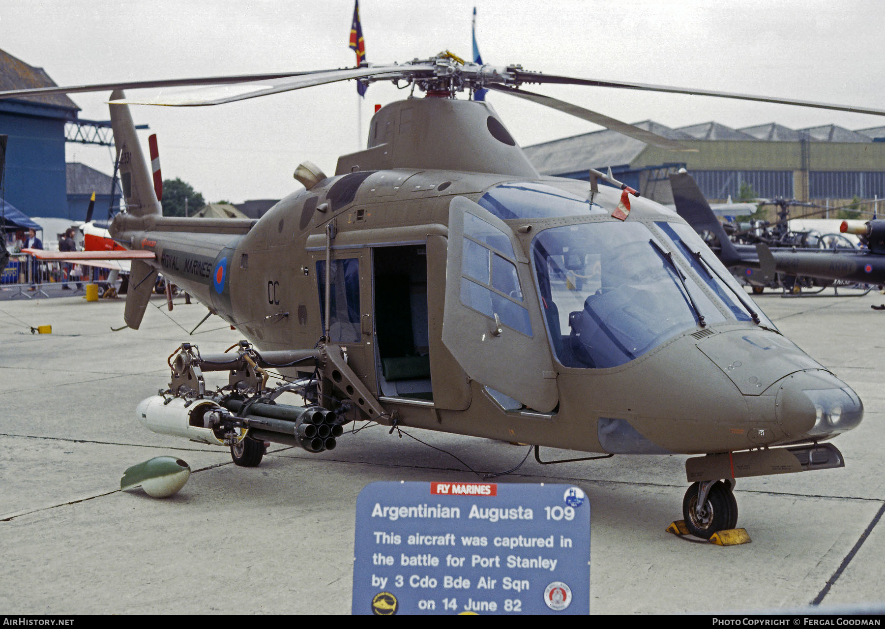 Aircraft Photo of AE-331 | Agusta A-109A | UK - Marines | AirHistory.net #551542